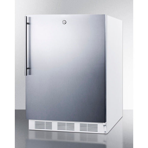Accucold 24-Inch Wide Built-In All Refrigerator ADA Compliant FF7LWBISSHVADA - Perfect for Small Kitchens, Offices, and ADA-Compliant Spaces