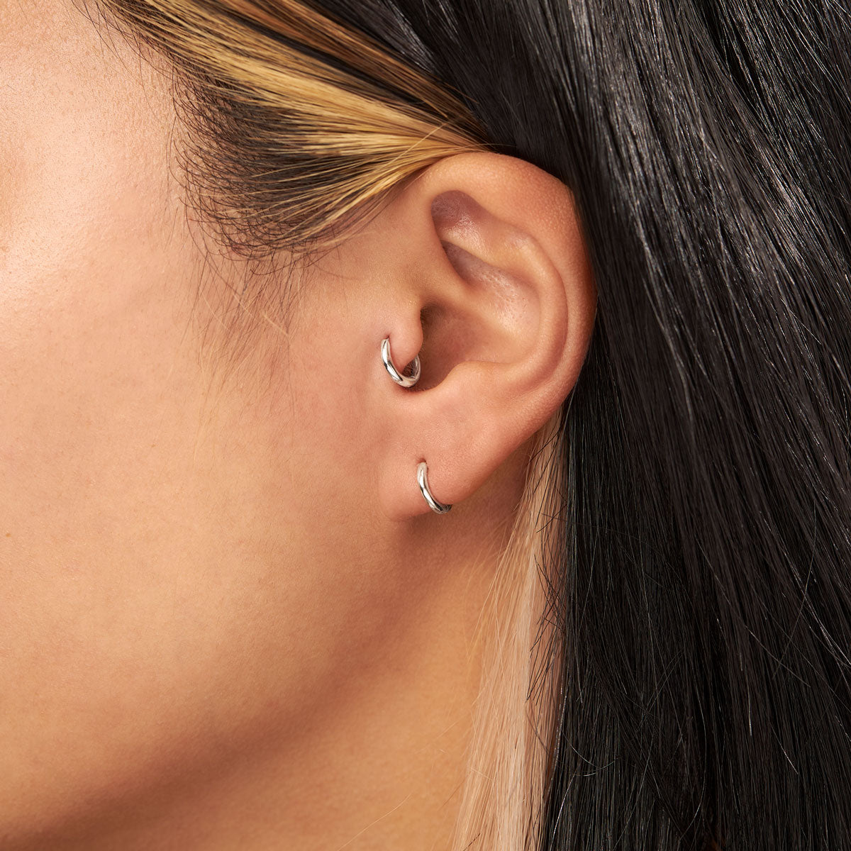 Super Soft Round Huggie Earrings for Women - Hypoallergenic & Lightweight Hoop Earrings for Everyday Wear | Perfect for Work, Date Night & Casual Outfits