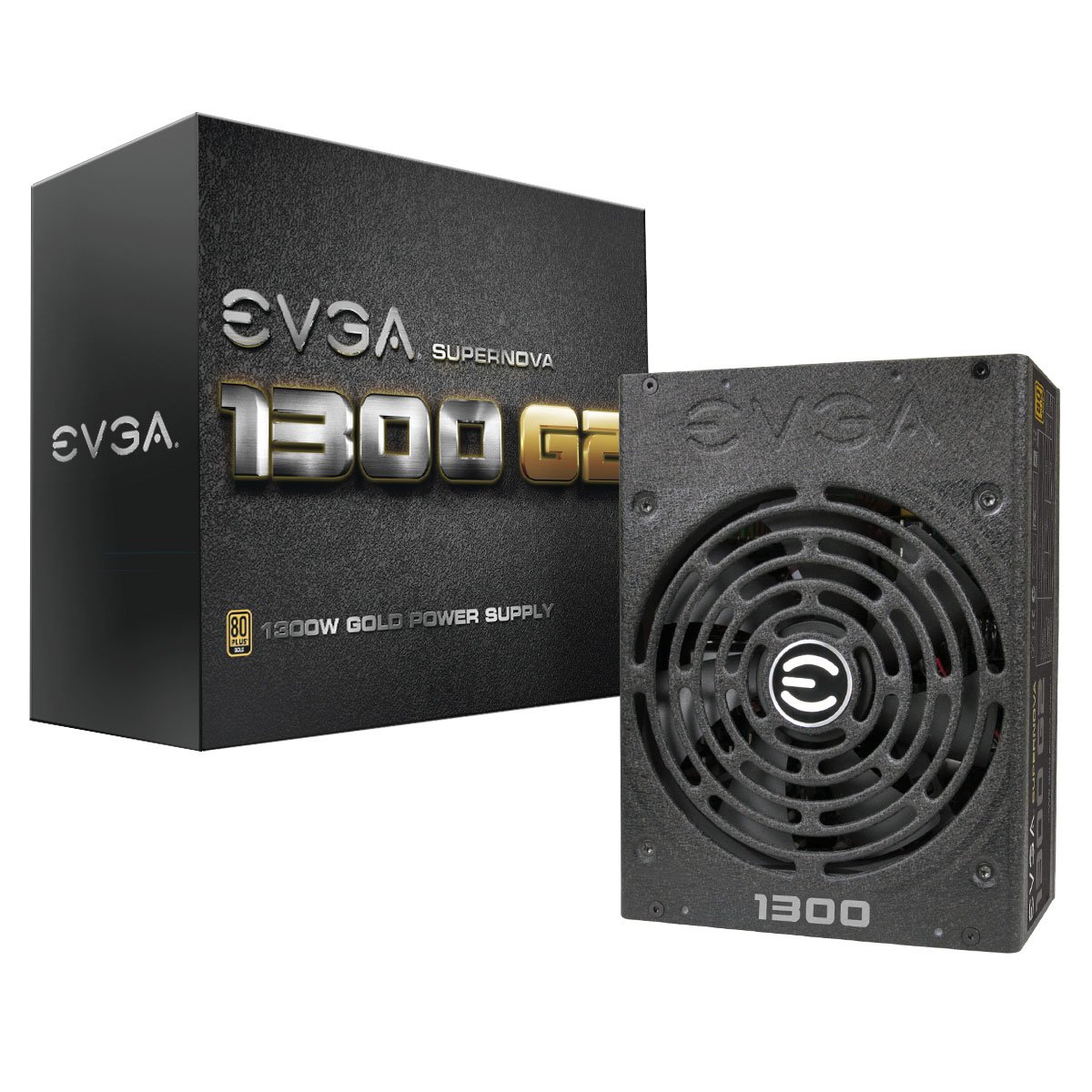 EVGA SuperNOVA 1300 G2 80+ Gold Certified 1300W Fully Modular Power Supply with 10 Year Warranty & Power On Self Tester - High Performance PSU for Gaming PCs, Workstations, and Crypto Mining Rigs