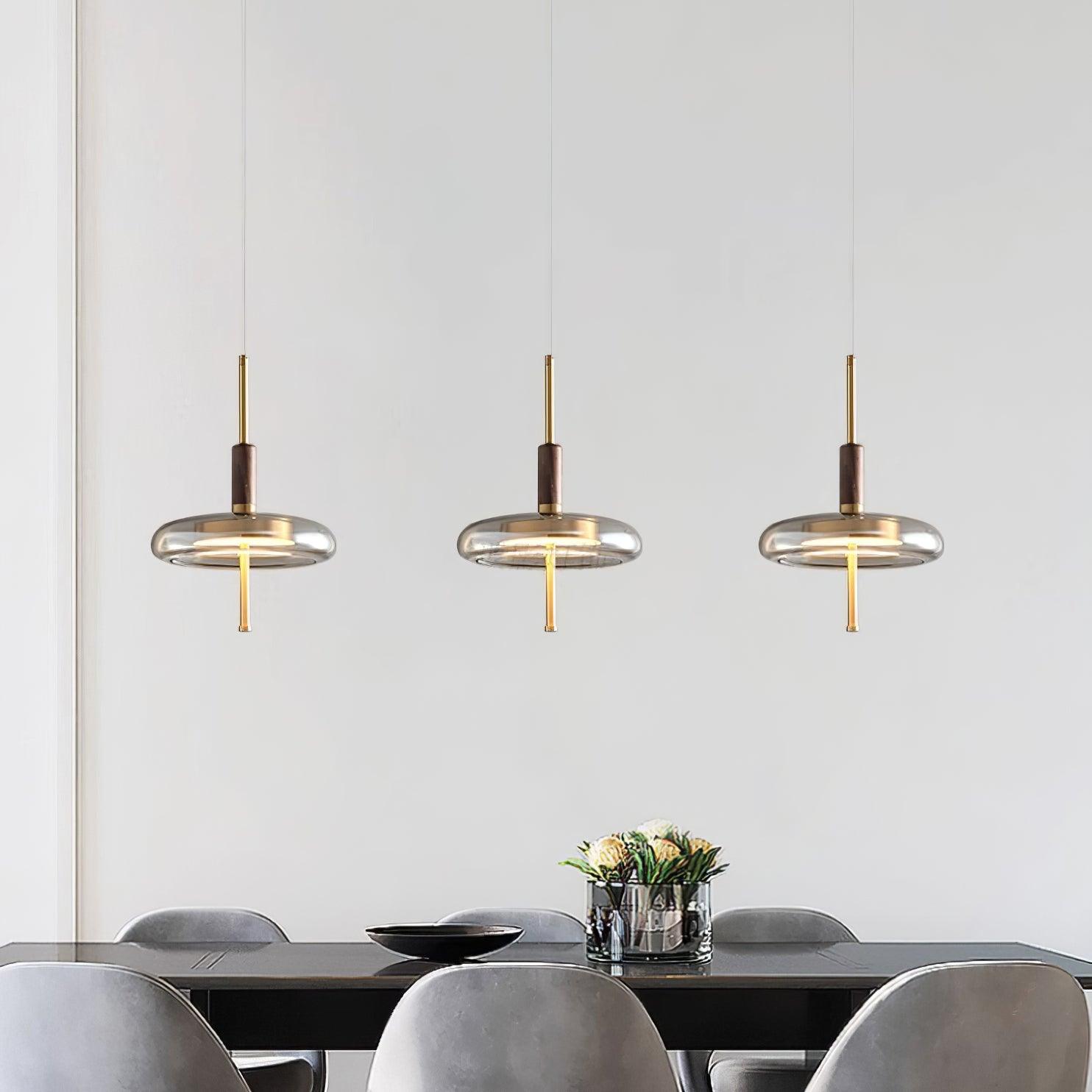 Modern Redondo Pendant Light - Elegant Hanging Ceiling Lamp for Dining Room, Kitchen Island & Living Room Decor | Dimmable LED Lighting Fixture