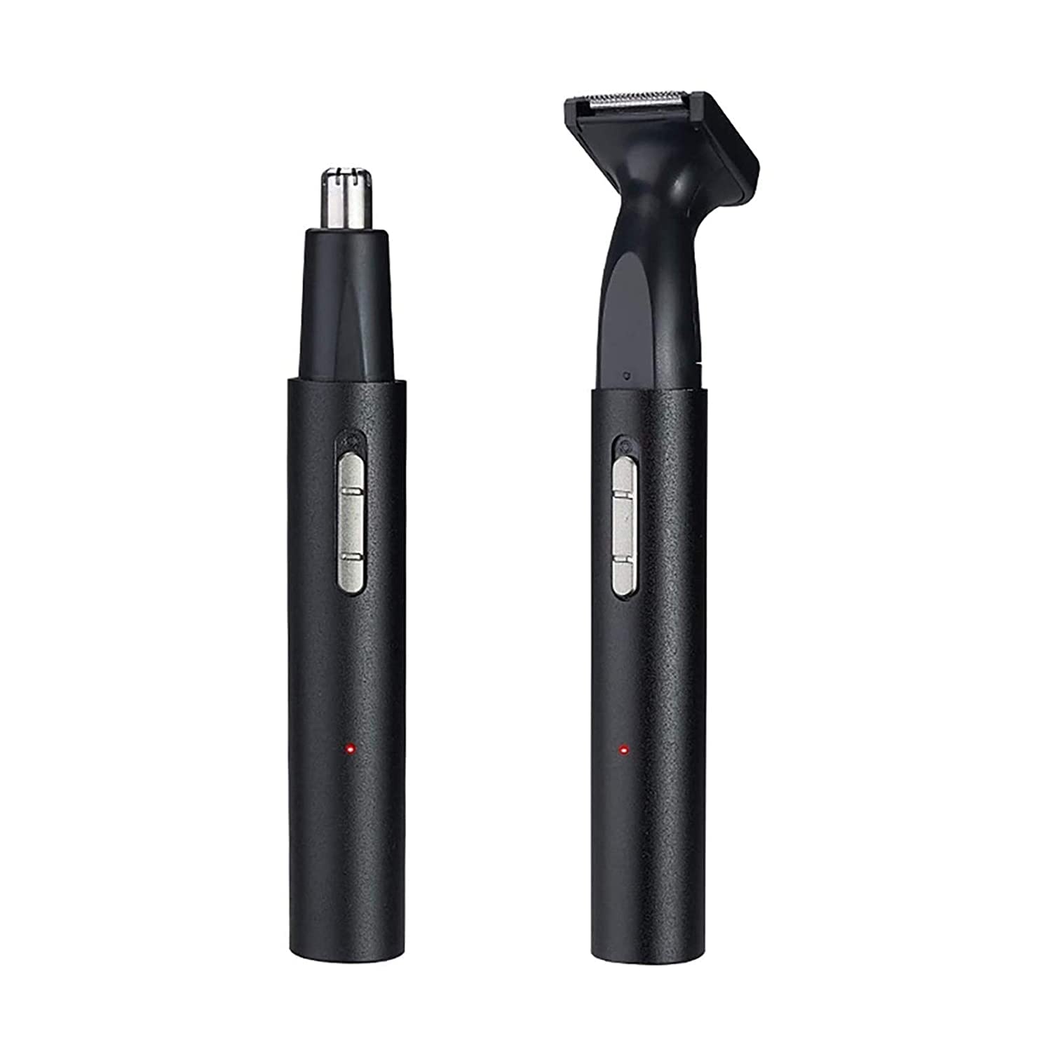 USB Rechargeable Nose & Ear Hair Trimmer for Men & Women - Painless Professional Grooming Kit with Waterproof Dual Edge Blades (Easy Cleaning) - Perfect for Travel, Home & Personal Care Routines