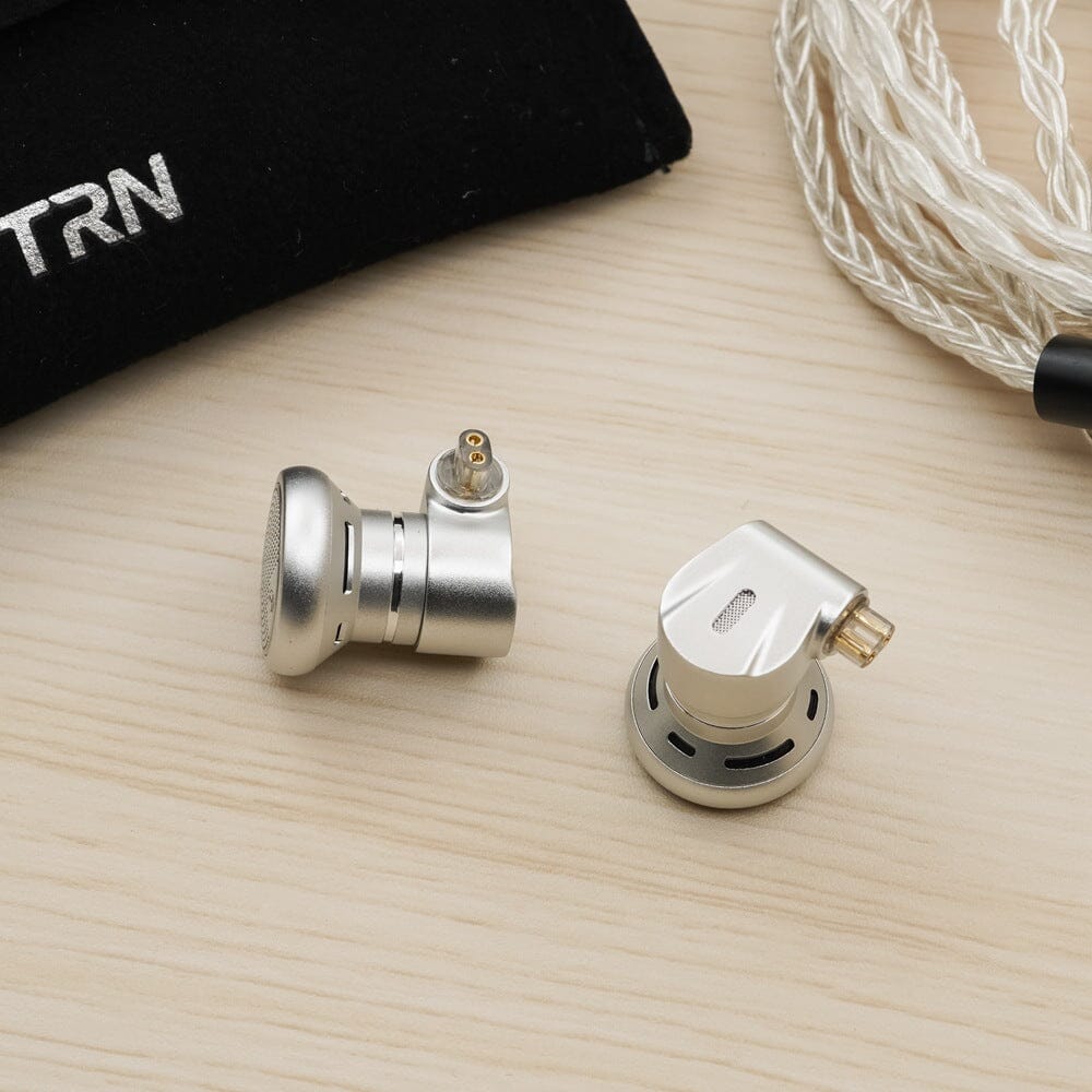 TRN EMX Flagship Audiophile Dynamic Driver Flat Head Earphones - High Fidelity Sound for Music Lovers, Studio Monitoring & Gaming