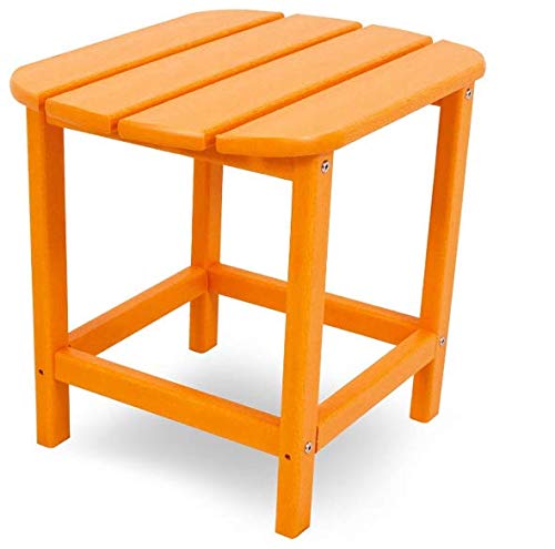 Round Metal Side Table - Small Accent Table for Outdoor, Indoor & Sofa End Use - Perfect for Patio, Living Room & Bedroom Decor