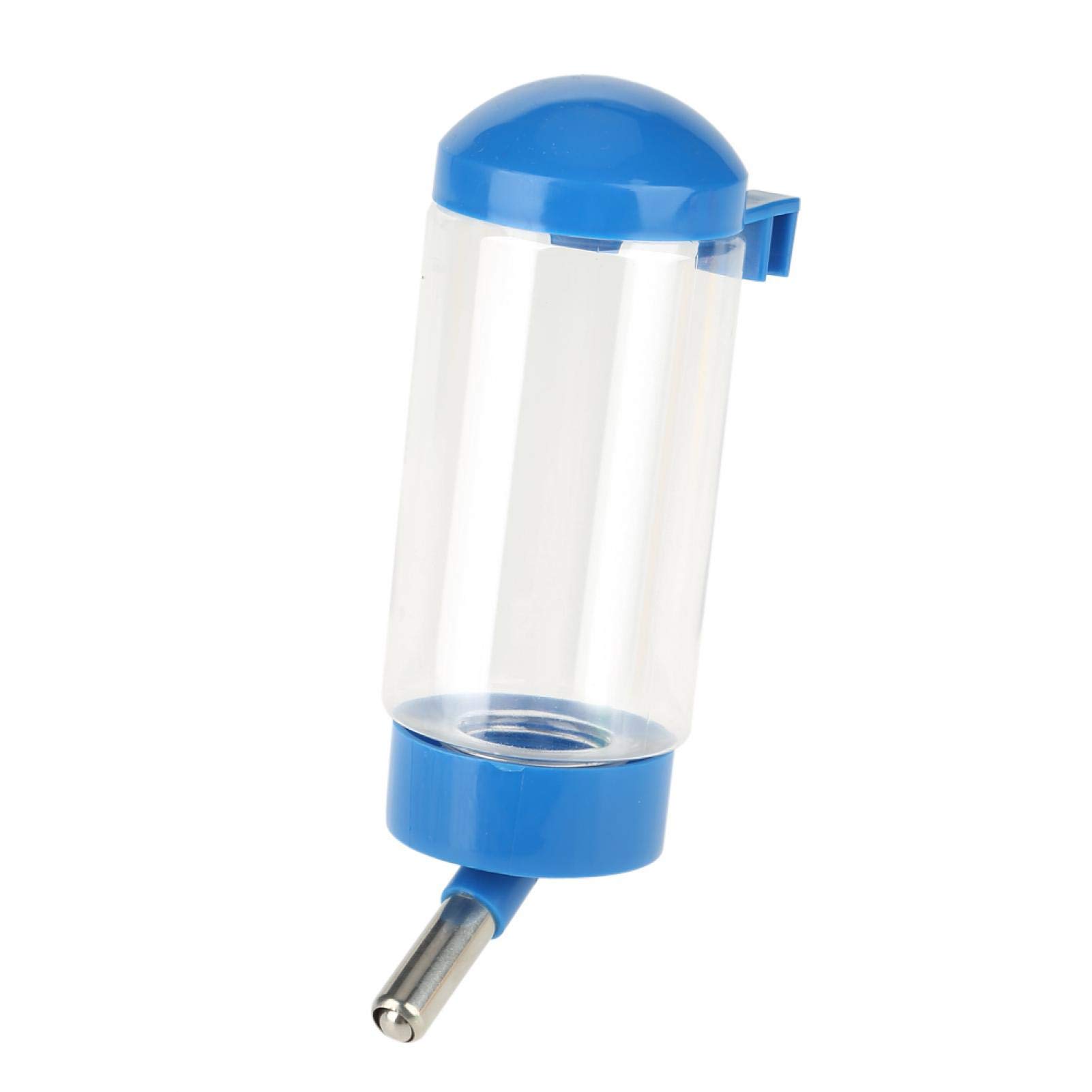 BORDSTRACT Automatic Portable Dog Water Bottle - Leak Proof Foldable Silicone Pet Water Dispenser for Travel, Hiking & Outdoor Adventures (Blue)