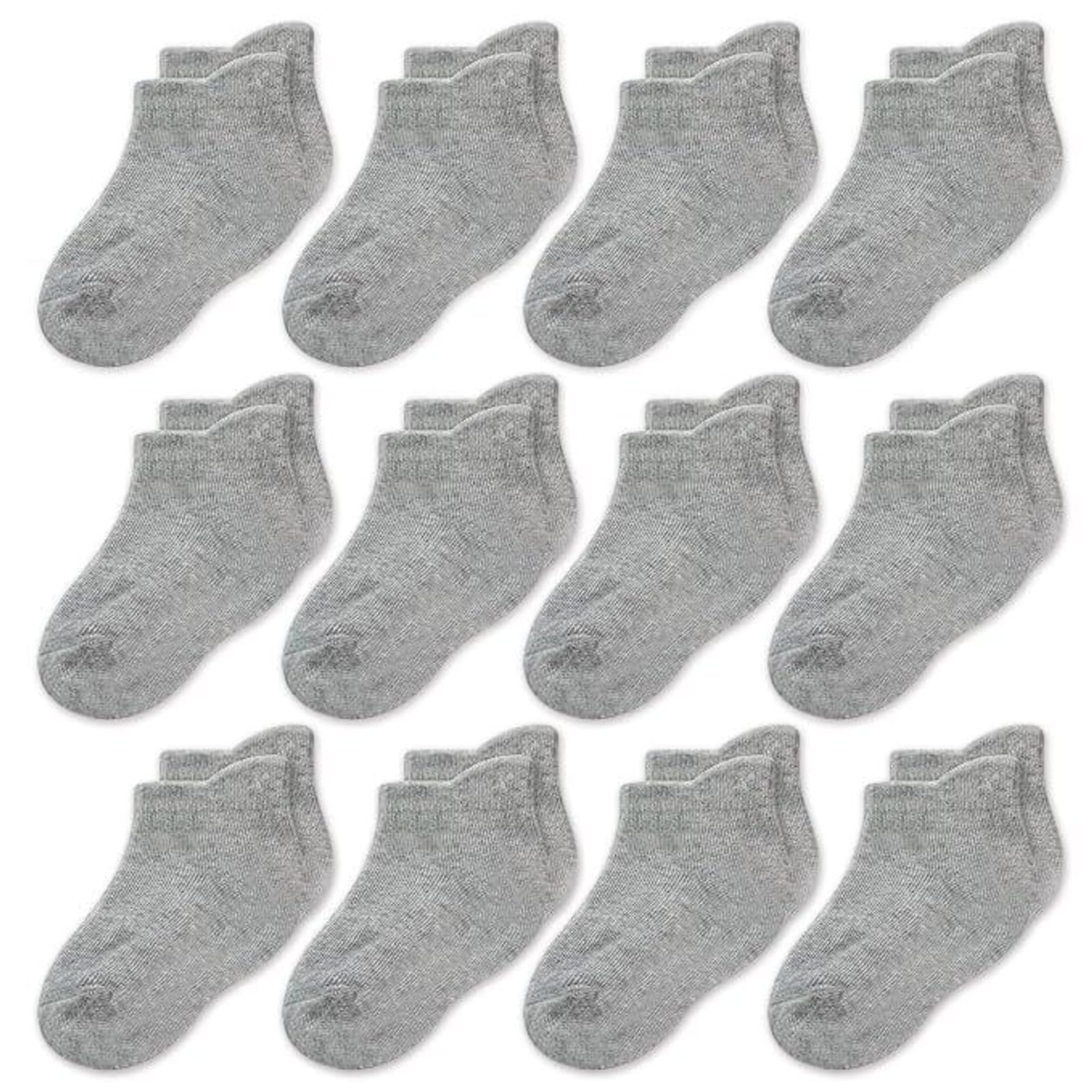 CozyWay Baby & Toddler Cotton Ankle Socks - 12 Pack No Show Comfy Socks for Boys & Girls (0-24 Months) | Perfect for Daily Wear, Playtime & Nursery