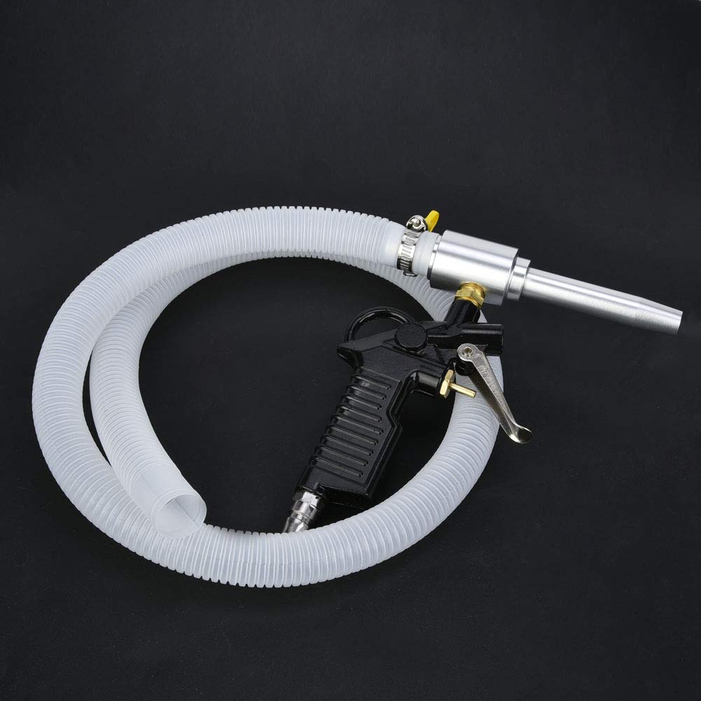 Handheld Mini Aluminum Alloy Air Vacuum Gun - Pneumatic Vacuum Cleaner Tool for Electronics, Jewelry & Workshop Cleaning | Compact Dust Blower for Precision Cleaning
