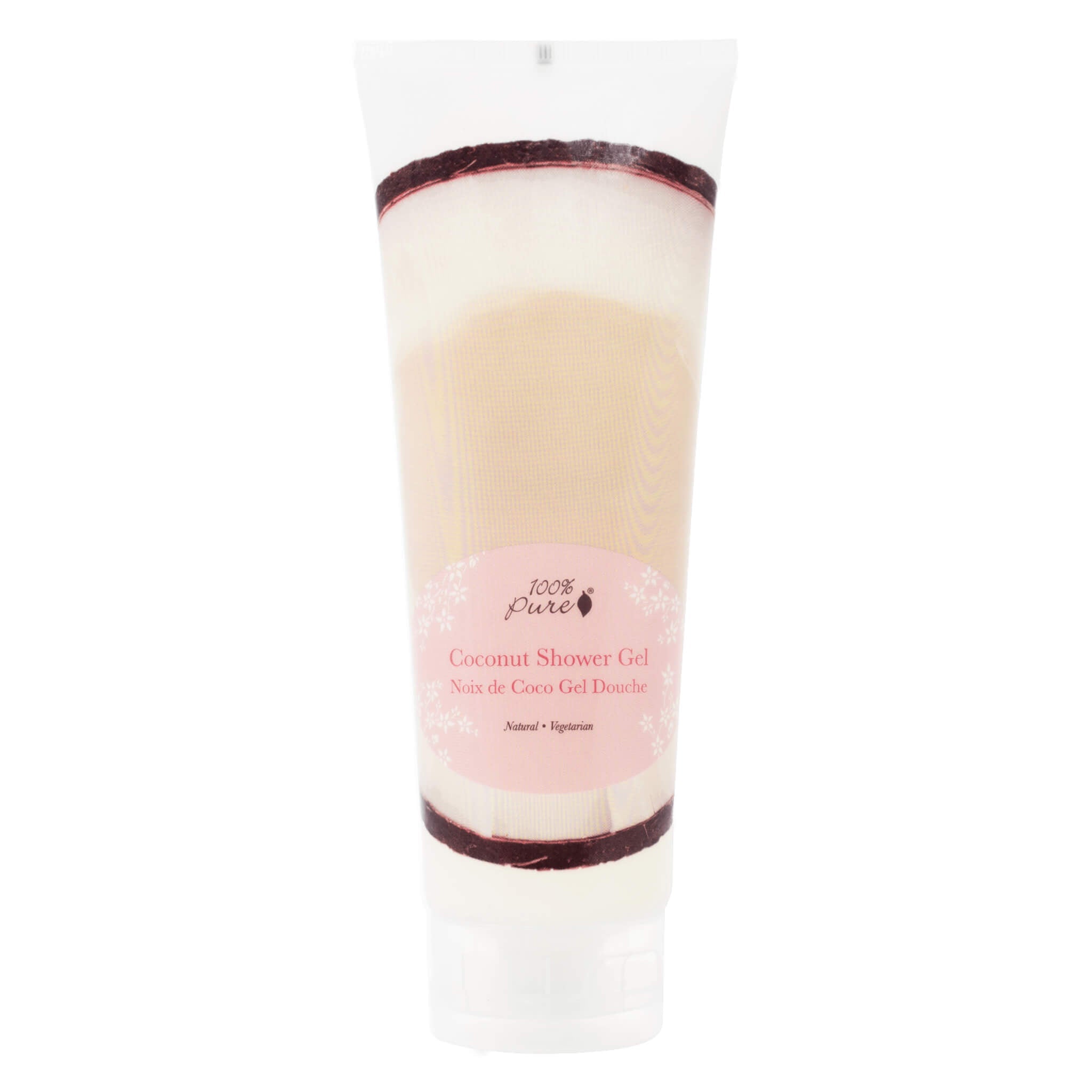 Organic Coconut Shower Gel for Women & Men - Hydrating & Moisturizing Body Wash with Natural Coconut Oil - Perfect for Dry Skin, Daily Shower & Spa Relaxation