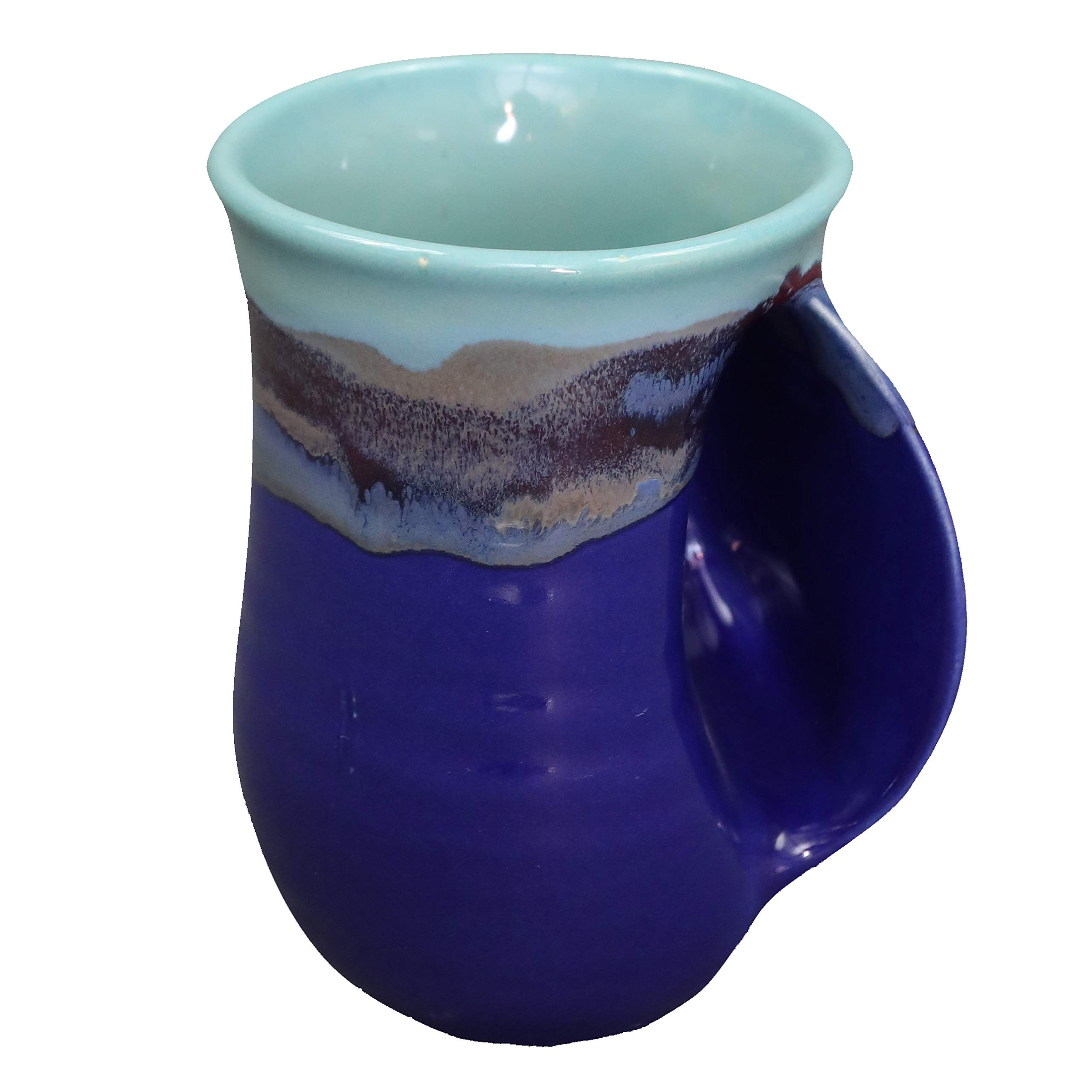 Right Hand Mystic Waters Handwarmer Mug - Insulated Coffee Cup for Winter, Camping & Office Use