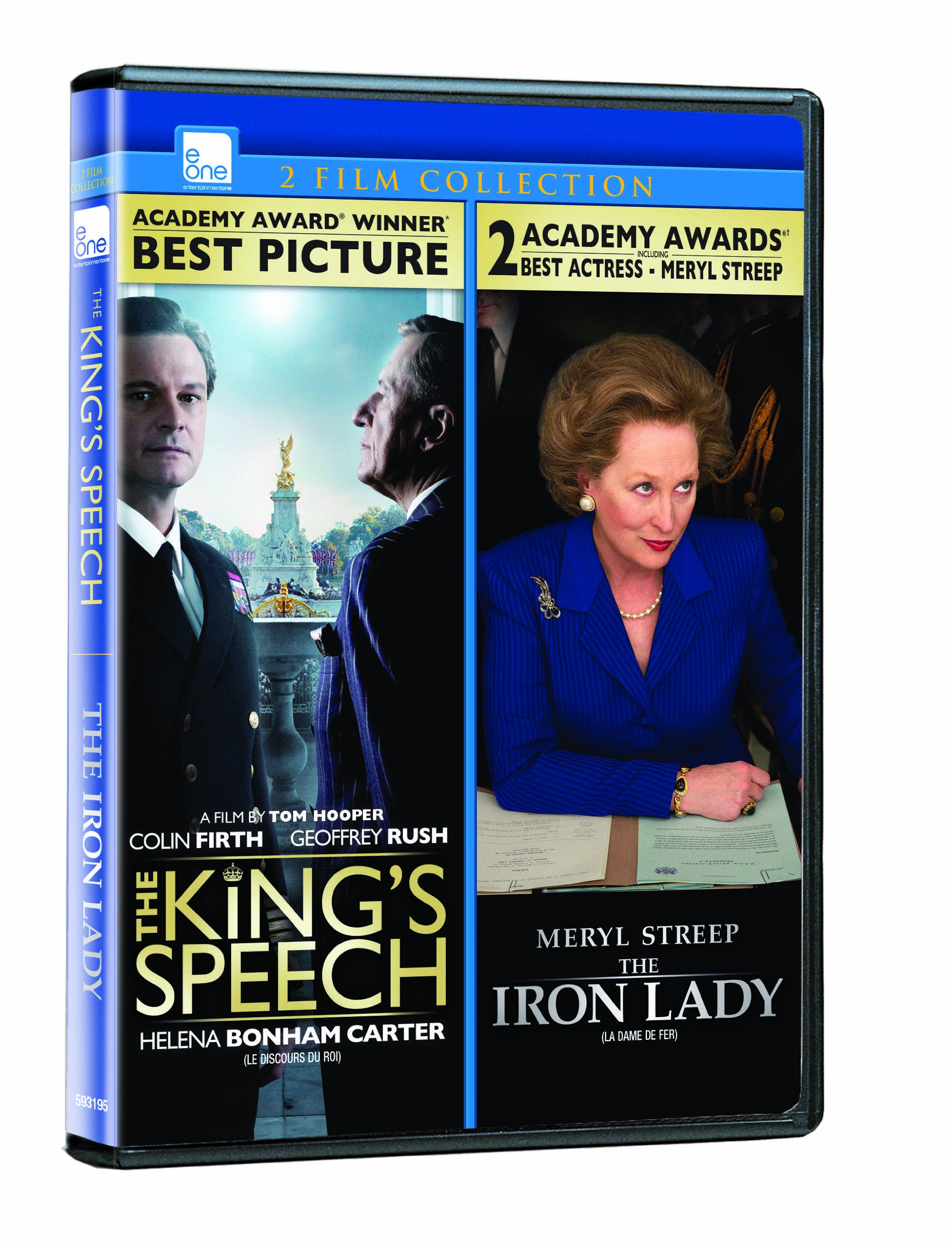 The King's Speech & The Iron Lady - Award-Winning Historical Drama Movies - Perfect for Movie Nights & History Enthusiasts