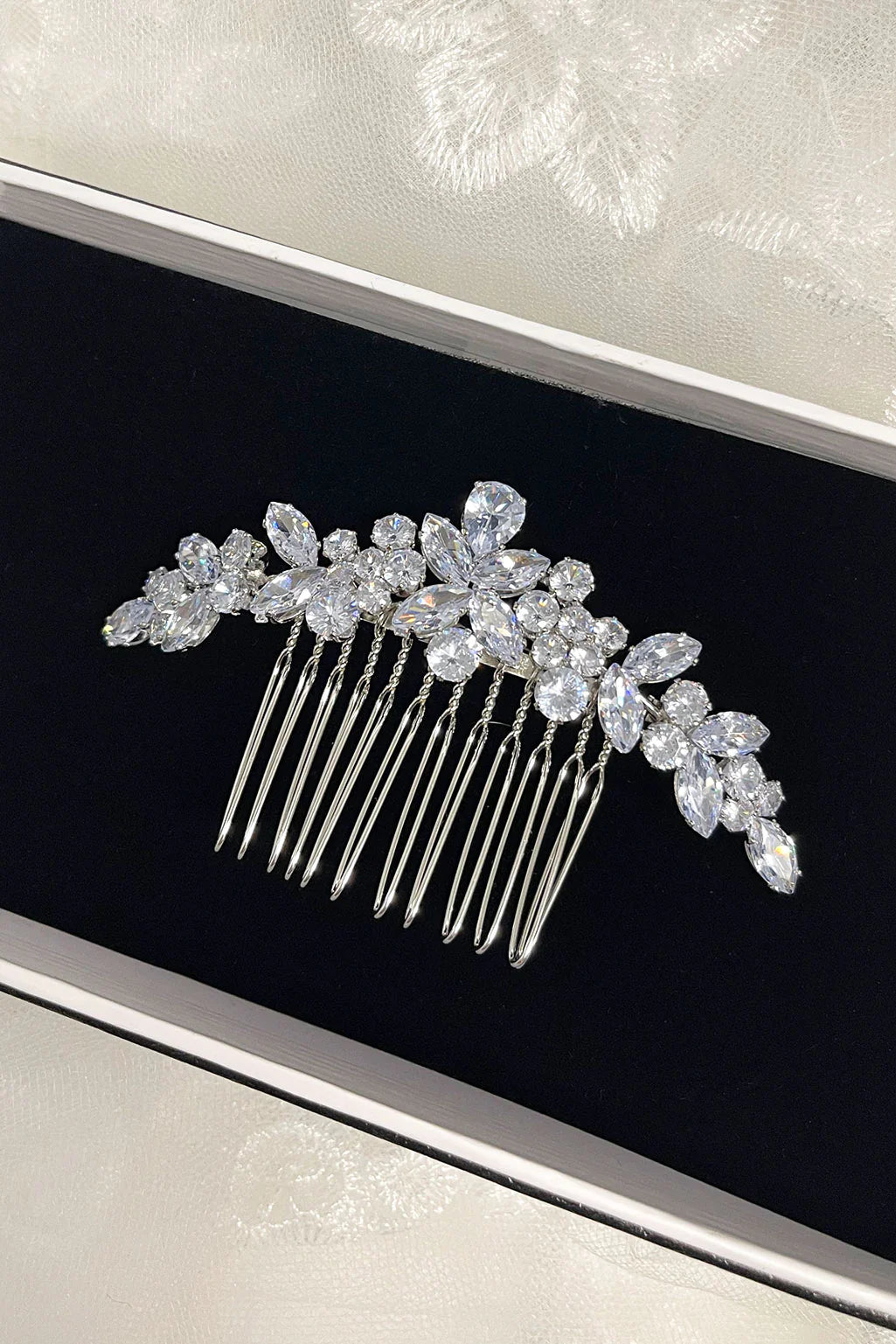 Adriana Side Comb - Elegant Hair Accessory for Women | Perfect for Weddings, Prom & Everyday Styling