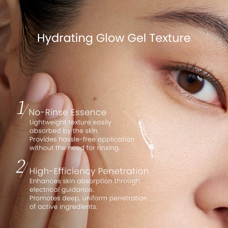 AMIRO 2-in-1 Anti-Wrinkle LED Light Therapy & Cooling Gel Face Mask - Reduce Fine Lines & Wrinkles, Soothe Skin - Perfect for Home Skincare & Spa Treatments