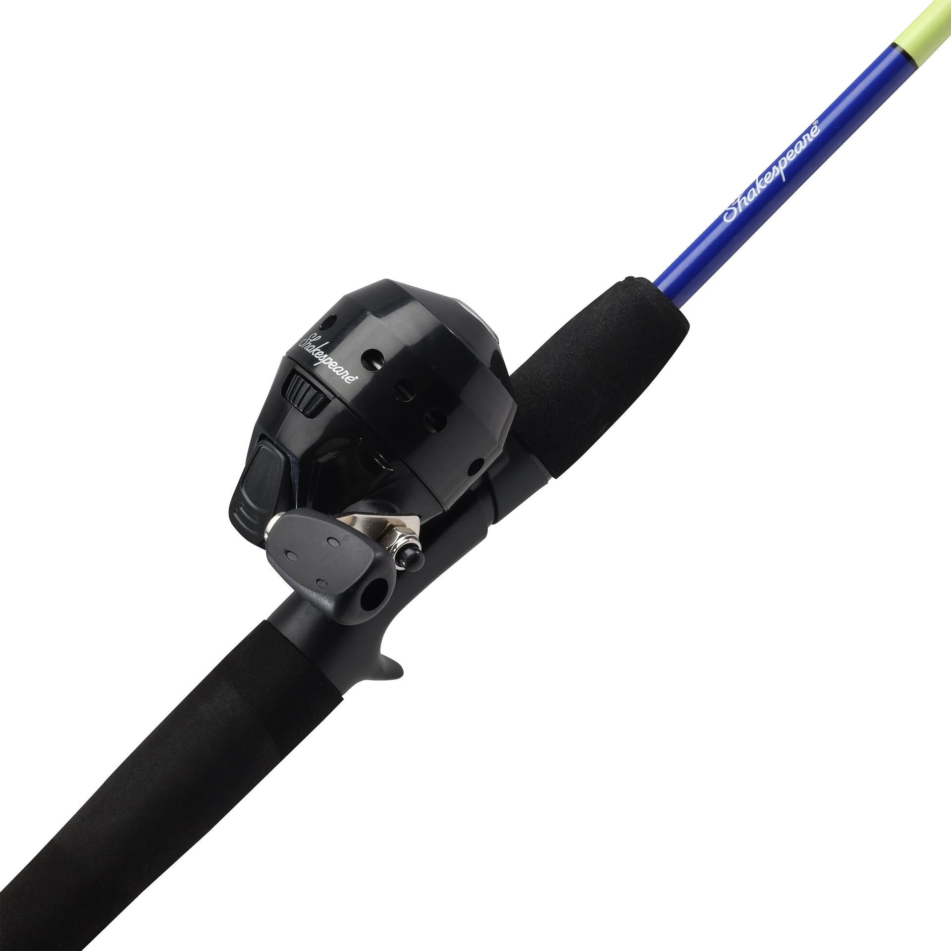 Catch More Fish® Lake Pond Spincast Fishing Rod - Yellow Spinning Rod for Freshwater Fishing, Perfect for Lake & Pond Angling | Great Gift for Fishing Enthusiasts