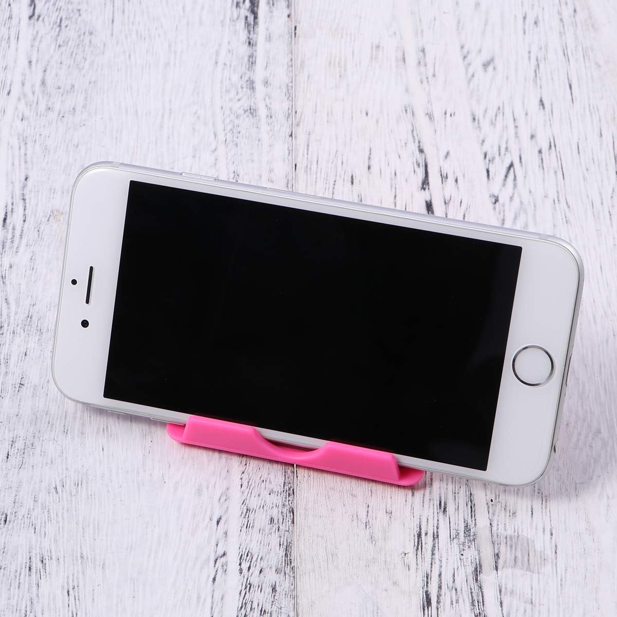 UKCOCO Tablet Stand & Phone Holder - Adjustable Kickstand for iPad, iPhone, Samsung - Portable Desktop Mount for Office, Home, Kitchen (Pink) - Perfect for Video Calls, Reading, Cooking & Hands-Free Viewing