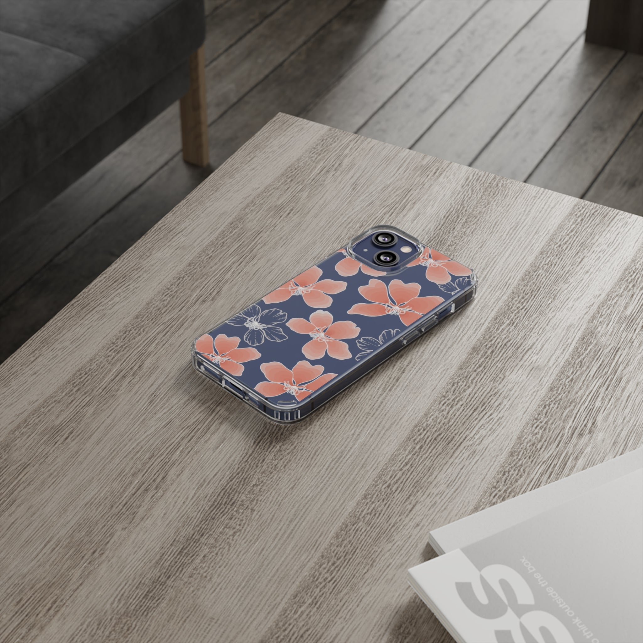 Hong Kong Orchid Clear Phone Case - Slim Protective Cover for iPhone & Samsung | Perfect for Everyday Use, Travel & Gifting