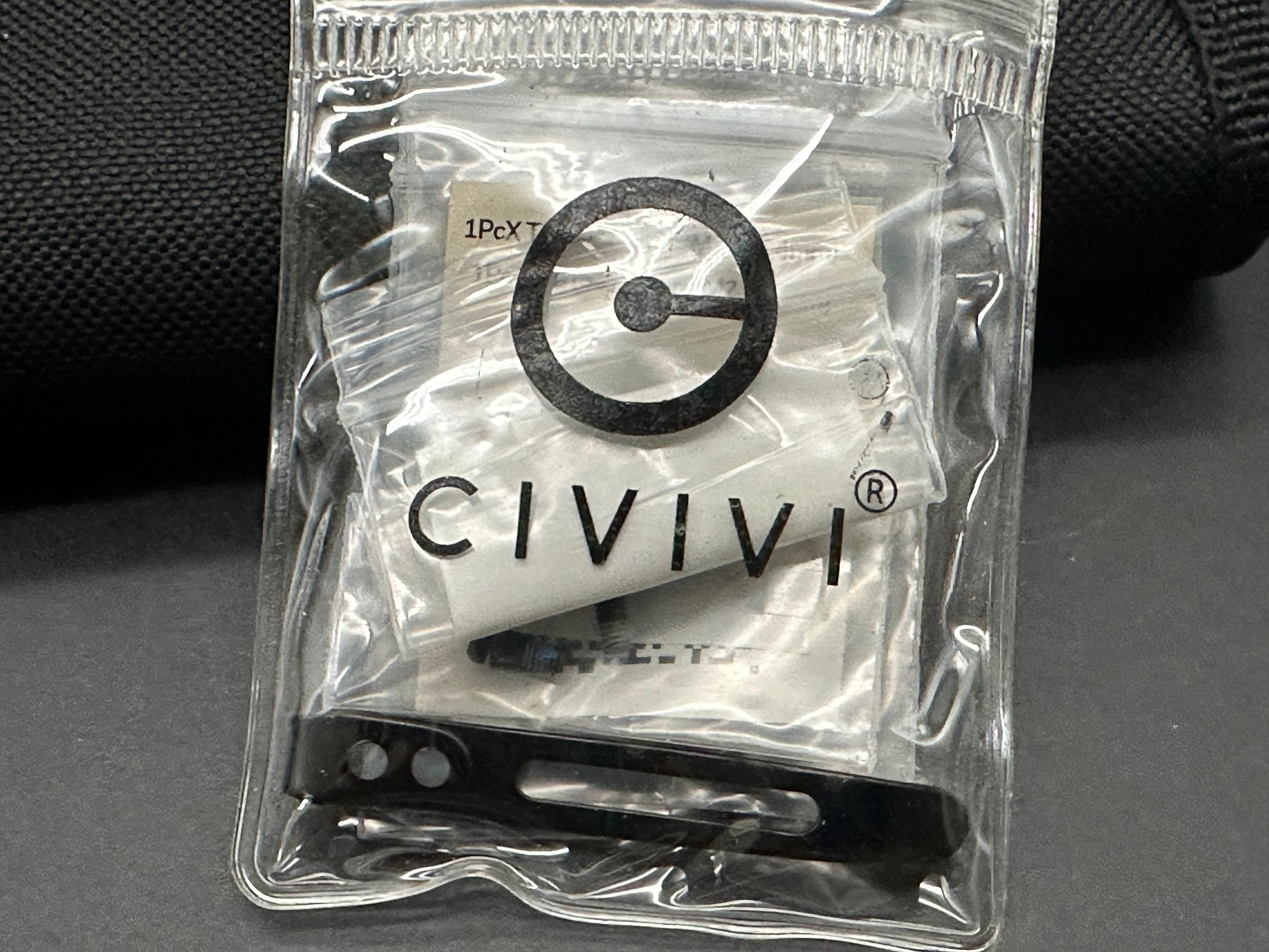 Civivi Chevalier Folding Pocket Knife - 14C28N Stainless Steel Blade, Lightweight & Durable EDC Knife for Camping, Hiking, and Outdoor Adventures