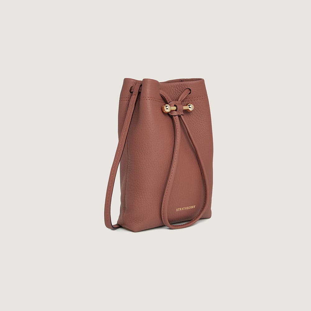 Osette Midi Pouch Crossbody Bag in Sienna Brown - Stylish Leather Clutch for Women, Perfect for Parties, Date Nights & Everyday Use