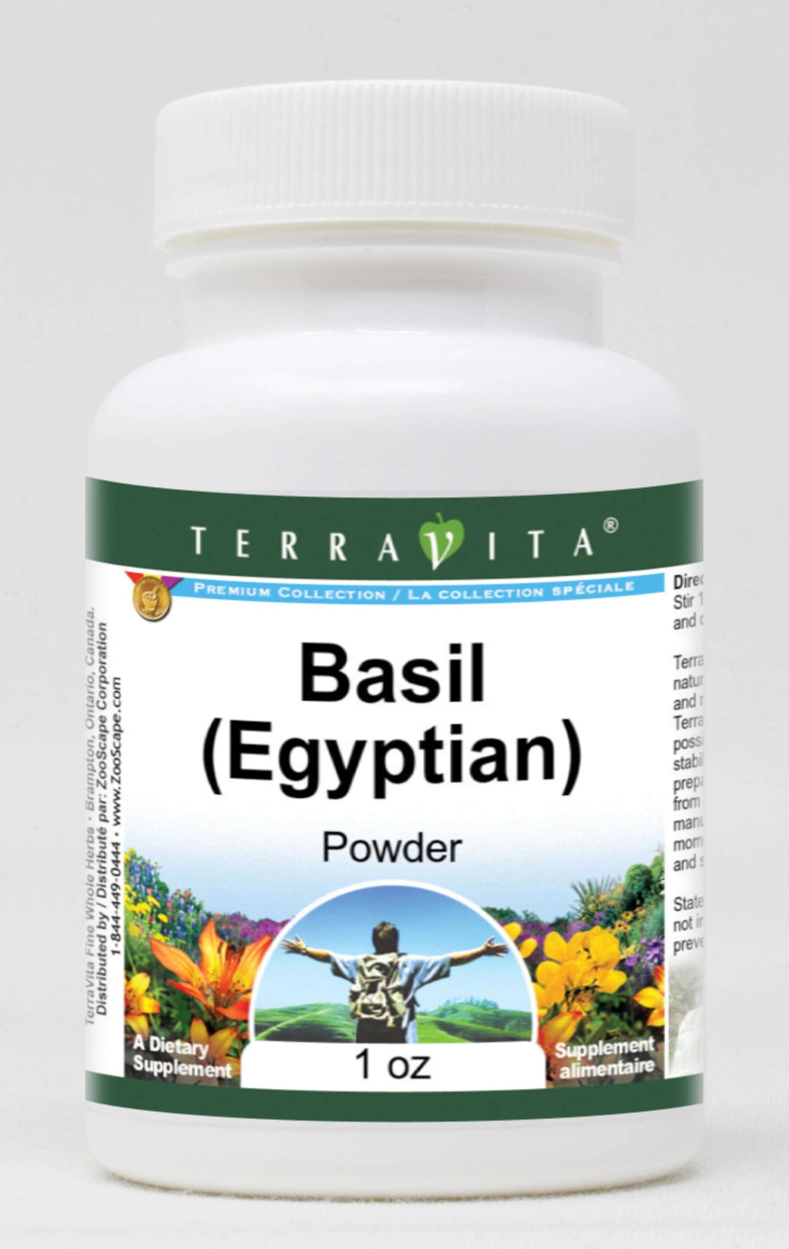 Premium Egyptian Basil Powder - 1 oz (ZIN: 518759) | Organic Culinary Herb for Cooking, Seasoning & Mediterranean Dishes