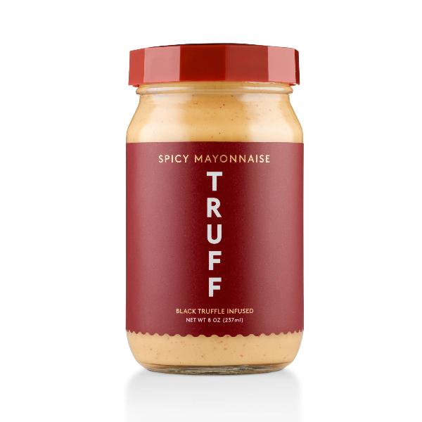 TRUFF Spicy Mayo Hot Sauce - Premium Truffle Infused Mayonnaise for Burgers, Sandwiches & Fries - Gourmet Condiment with Real Black Truffle & Chili Peppers
