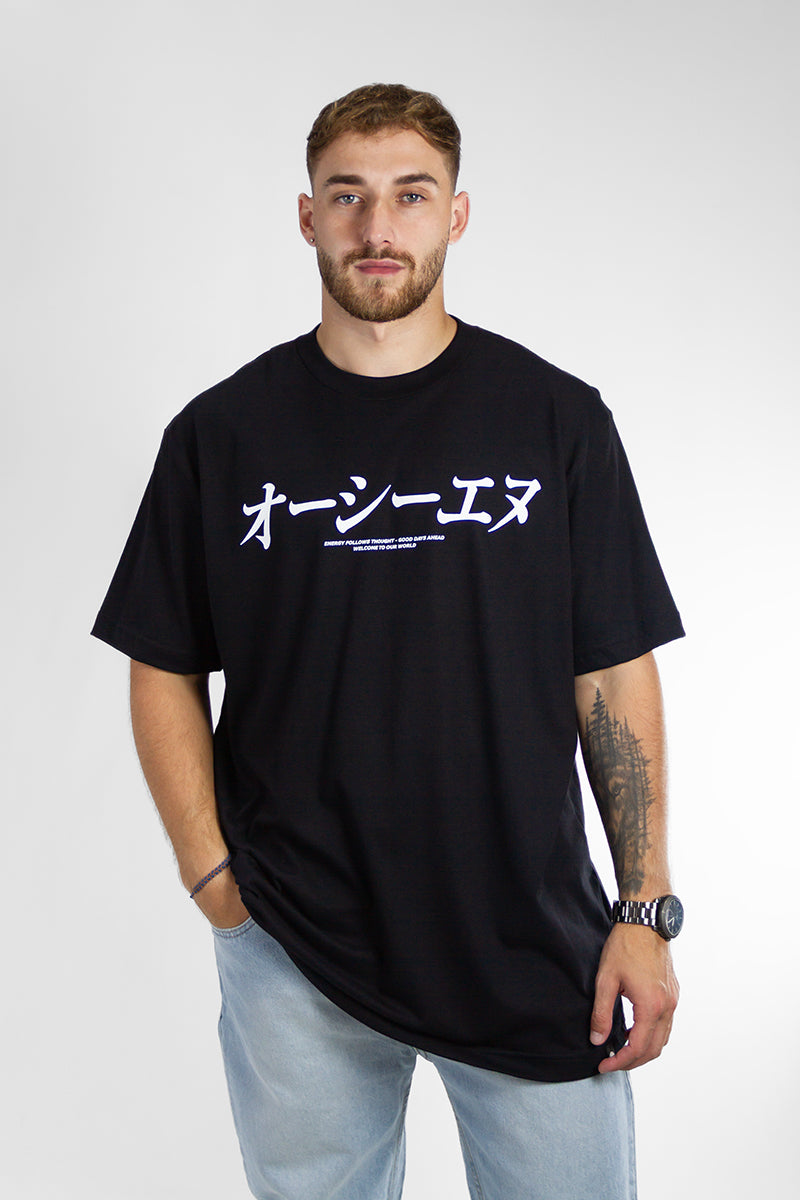 Ocn Men's Orian Black T-Shirt 601I0 - Comfortable Casual Wear for Everyday Outfits & Gym