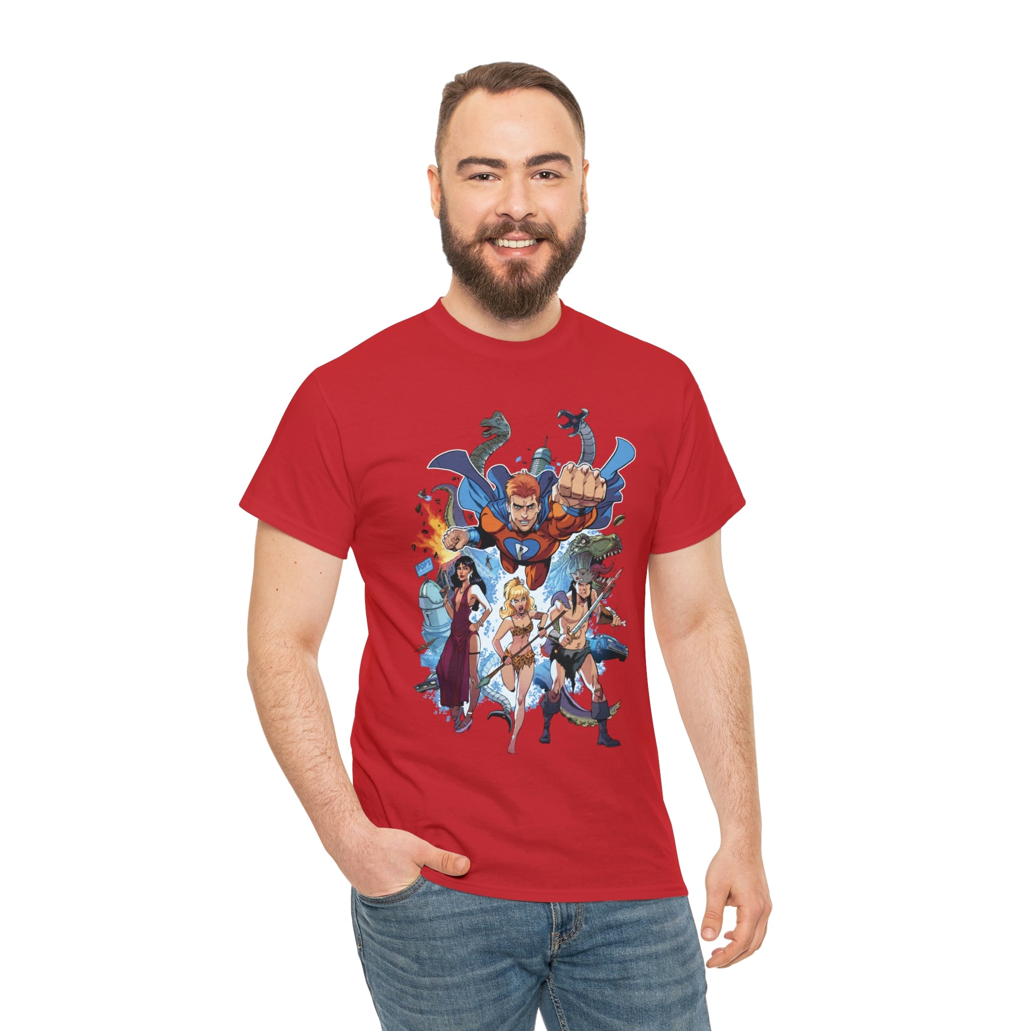 Unisex Heavy Cotton Archie Comics T-Shirt - Featuring Archie, Betty, Veronica & Jughead | Best Graphic Tee for Fans, Gifts & Casual Wear