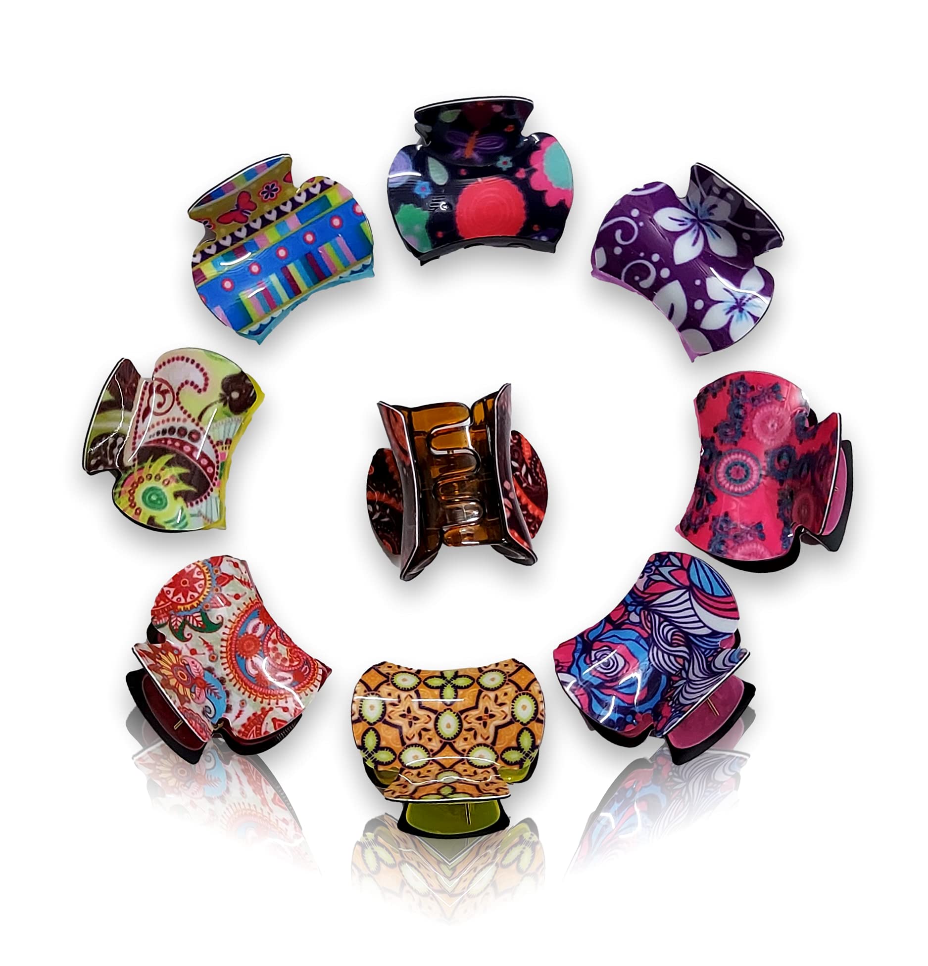BELLO TOKO 6-Piece Hair Clips Set for Girls & Women - Cute Hair Accessories Combo for School, Party & Daily Use