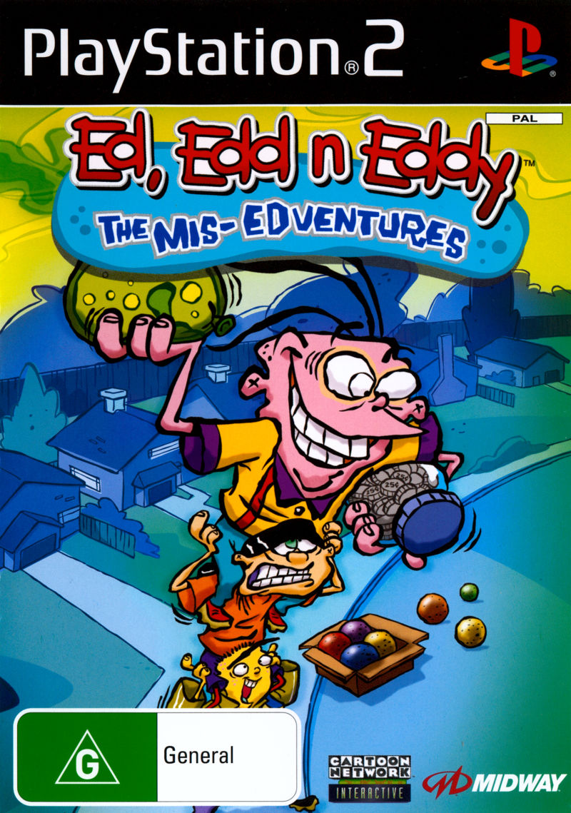 Ed, Edd n Eddy: The Mis-Edventures - PlayStation 2 PS2 Game (PAL Version) - Fun Adventure Game for Kids & Retro Gaming Enthusiasts - Perfect for Family Game Nights & 2000s Nostalgia