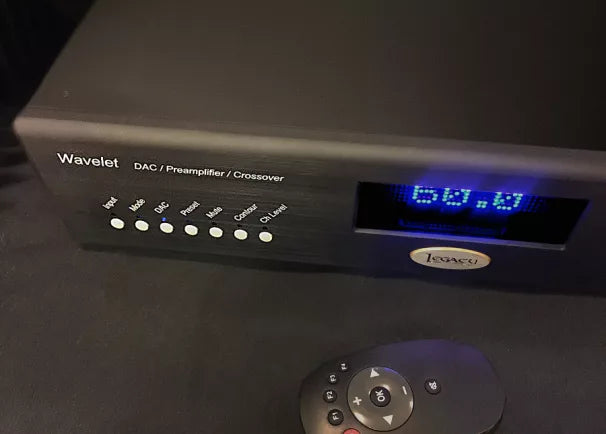 Legacy Audio Wavelet II DAC Preamplifier Processor - High-End Audio Equipment for Home Theater & Music Listening