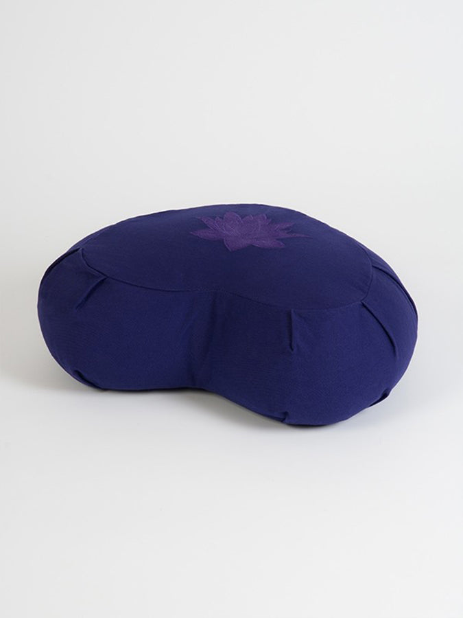 GOTS Certified Organic Cotton Yoga Meditation Cushion - Buckwheat Filled Zafu Pillow for Yoga, Meditation & Home Decor | Perfect for Studios, Home Practice & Relaxation