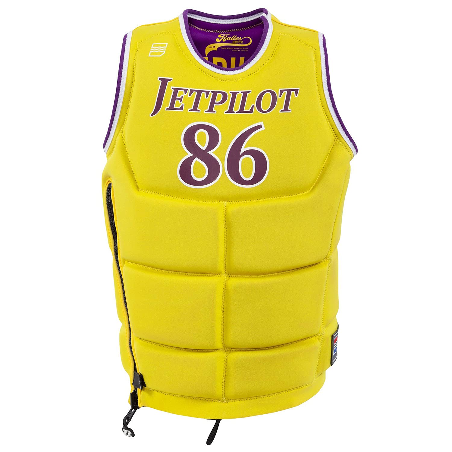 JetPilot Bonifay Baller Neoprene Comp Vest - Non-USCG Approved PFD for Jet Ski, Water Ski, Wakeboard & Kayak | High-Performance Competition Life Jacket for Water Sports & Boating Activities
