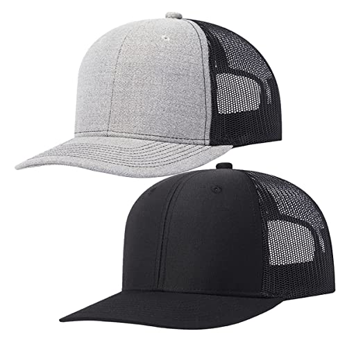 2pcs Grey + Black