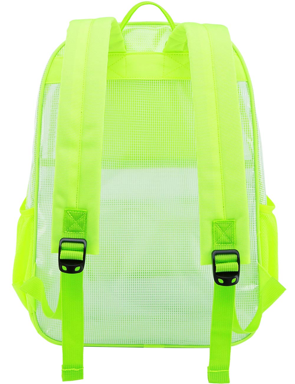 mygreen Clear Backpack - Heavy Duty Transparent School Backpack for 15.6 Inch Laptop - Perfect for School, Travel, Airport Security & Work Commute