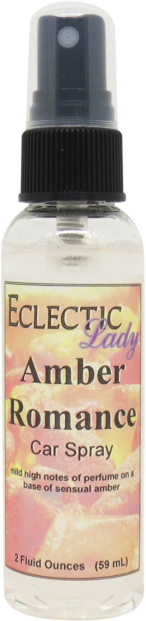 Amber Romance Car Air Freshener Spray - 2 oz | Long-Lasting Fragrance for Vehicles, Home & Office | Perfect for Road Trips & Daily Commutes
