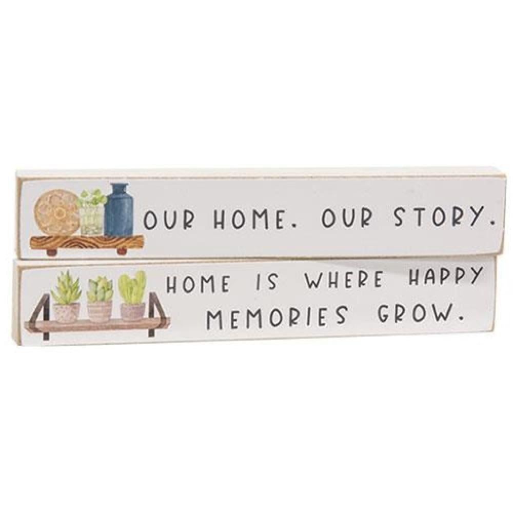 Our Home Our Story Mini Stick 2 Pack - Assorted Colors - Perfect for Scrapbooking, DIY Crafts, and Home Decor
