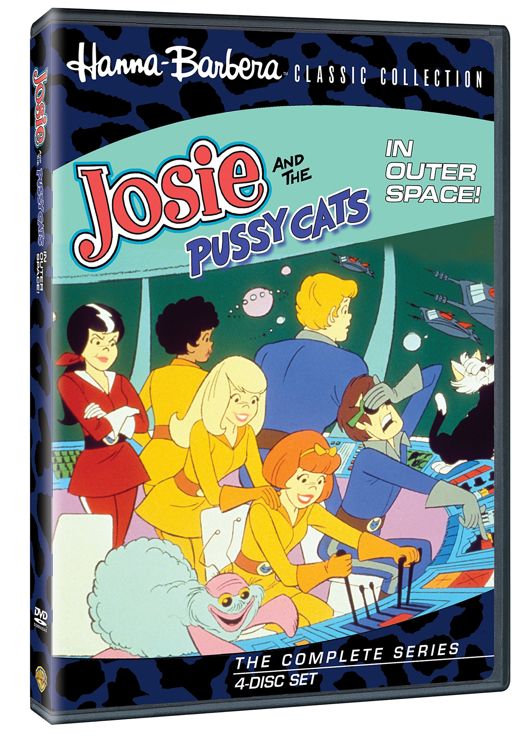 Josie and the Pussycats in Outer Space DVD Box Set (4 Discs) - Classic Cartoon Series for Kids & Collectors - Perfect for Family Movie Nights and Nostalgic Viewing