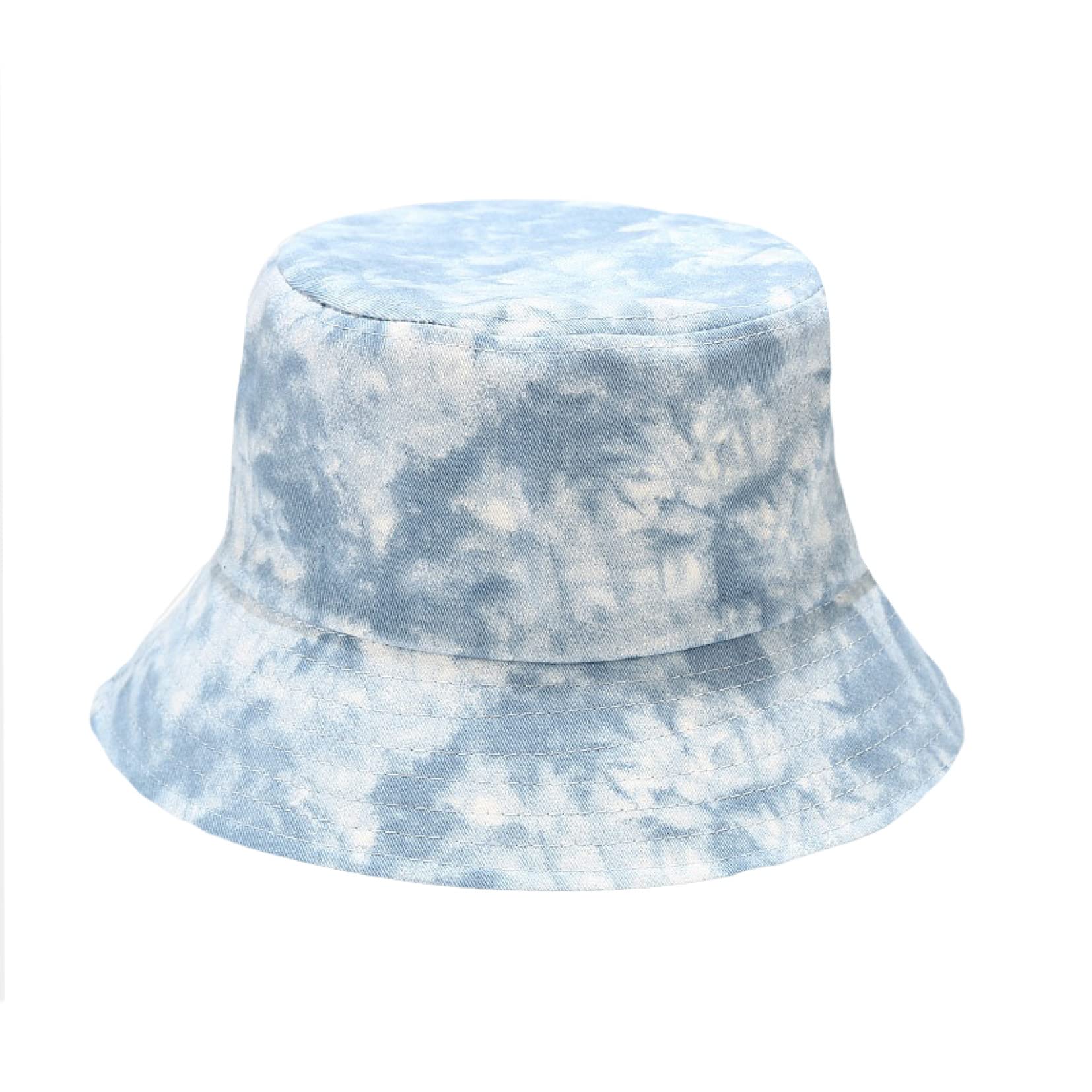 Trendy Tie Dye Bucket Hat for Women - Marble Textured Fisherman Hat with UV Protection | Foldable Summer Sun Hat for Students, Couples & Outdoor Activities | Beach, Music Festivals & Travel Essential