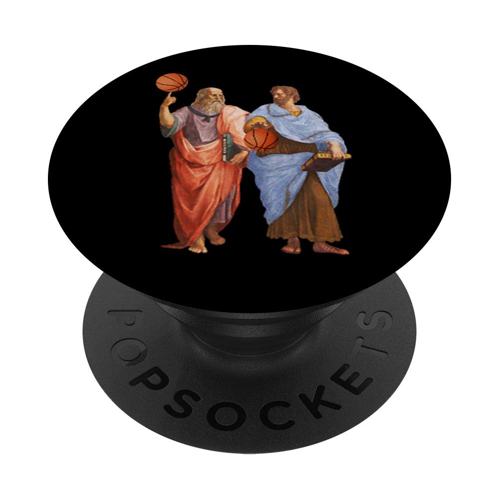 Philosopher PopSockets - Aristotle & Plato Basketball Grip for Phone & Tablet