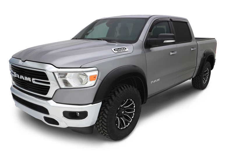 AVS Ventvisor Outside Mount Window Deflectors (4-Piece Set, Smoke) for 2019-2025 RAM 1500 Quad Cab - Rain Protection & Improved Airflow for Trucks