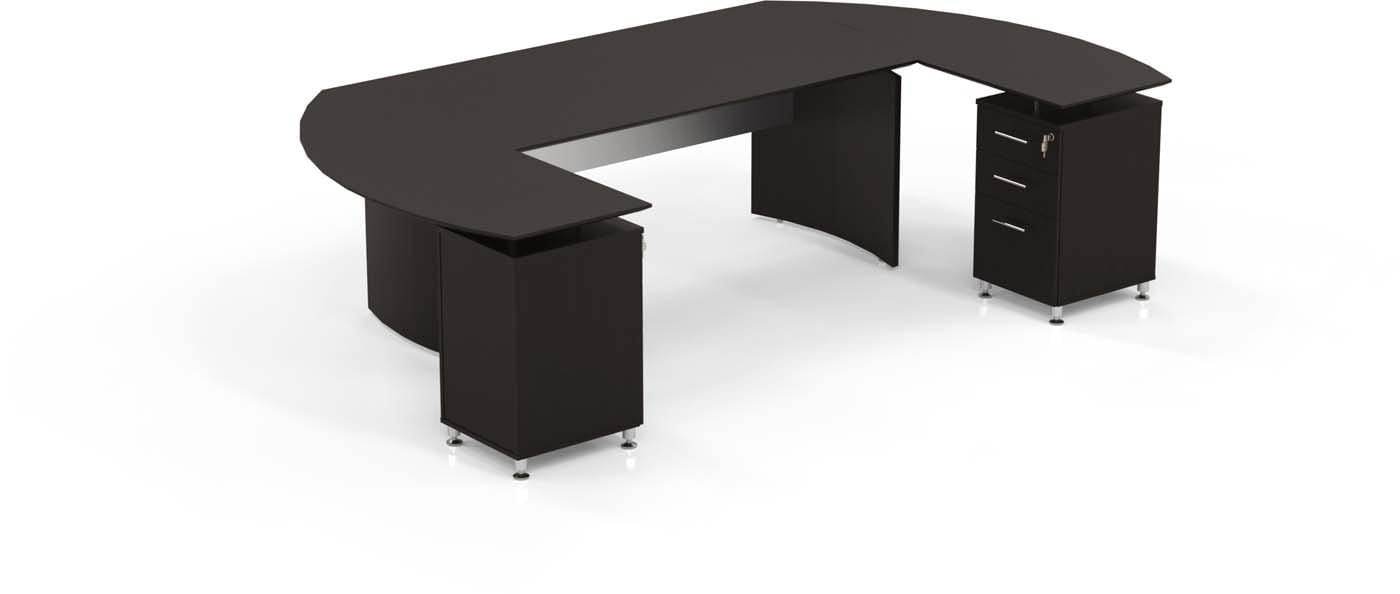 Safco Mayline Medina Office Desk Set [MNT6] - Modern Workstation for Home & Office - Perfect for Professionals, Remote Work & Small Business Spaces
