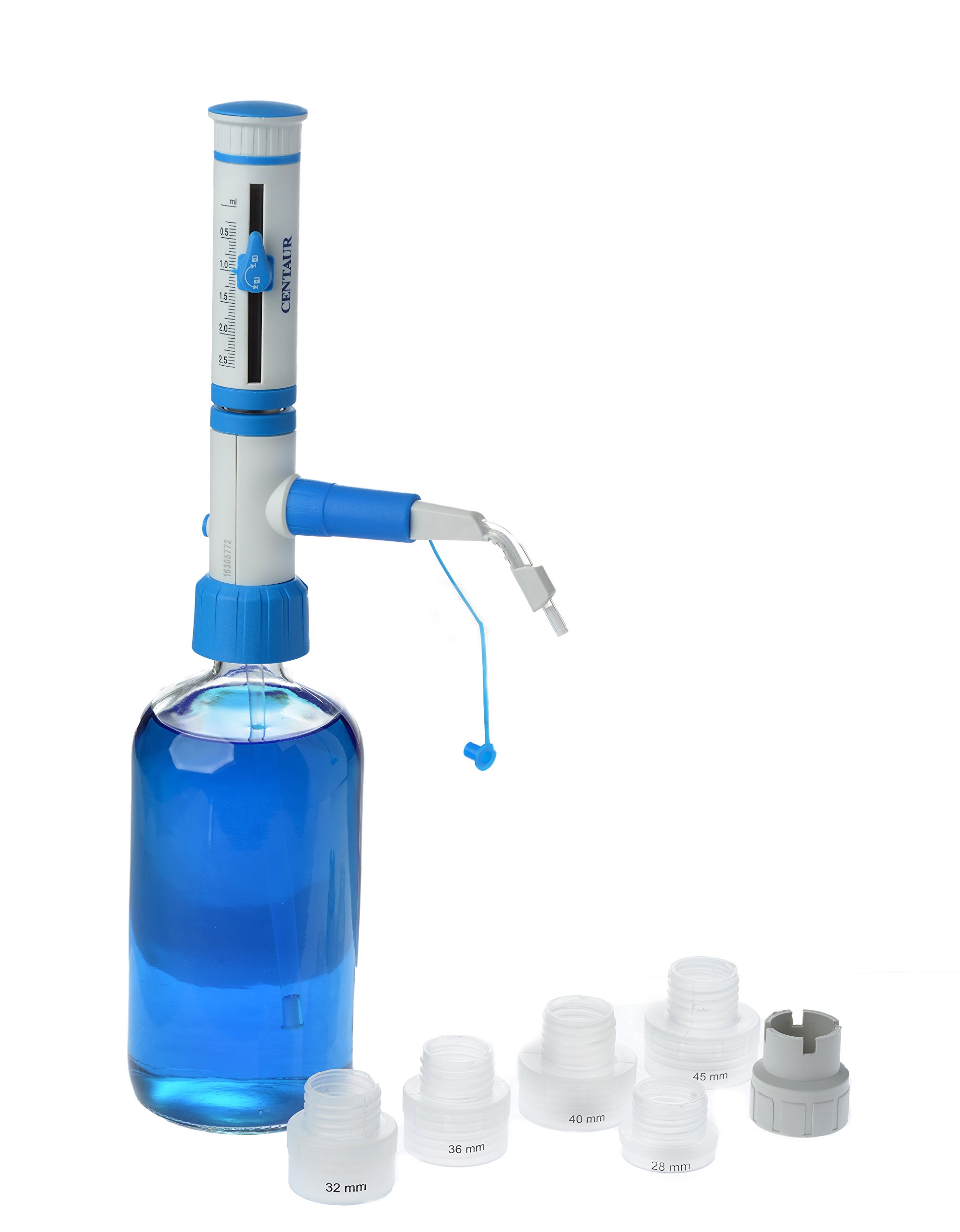 10000-BTA Bottle Top Dispenser - High Precision Chemical Liquid Dispenser for Laboratories & Research | Perfect for Titration, Sample Preparation & Analytical Testing