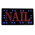 LED Nail Salon Sign - Bright & Energy Efficient for Manicure & Pedicure Shops - Perfect for Salon Decor & Advertising