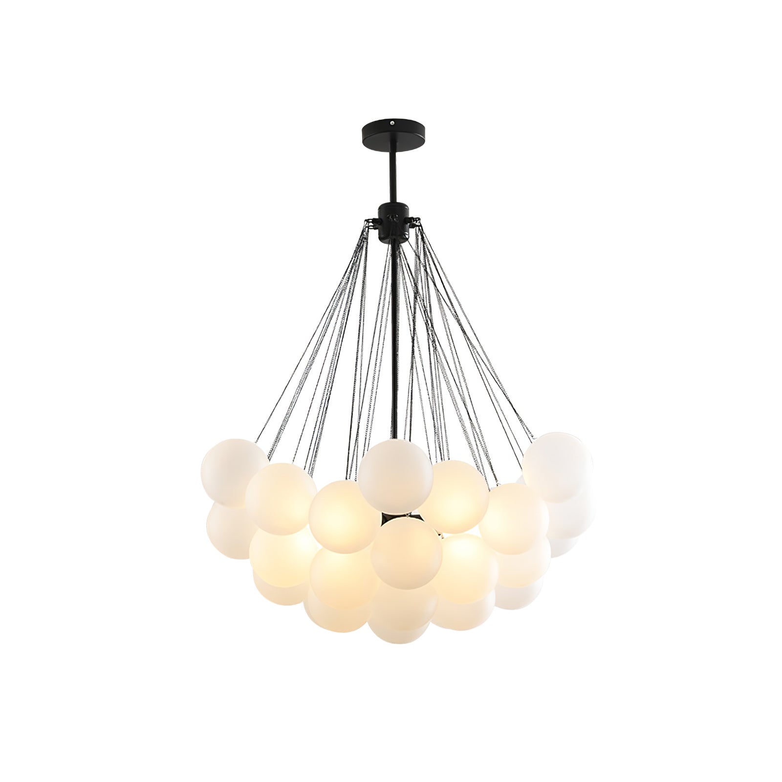 Elegant Bubble Chandelier - Modern Crystal Ceiling Light Fixture for Dining Room, Living Room & Bedroom - Perfect for Home Decor & Wedding Venues
