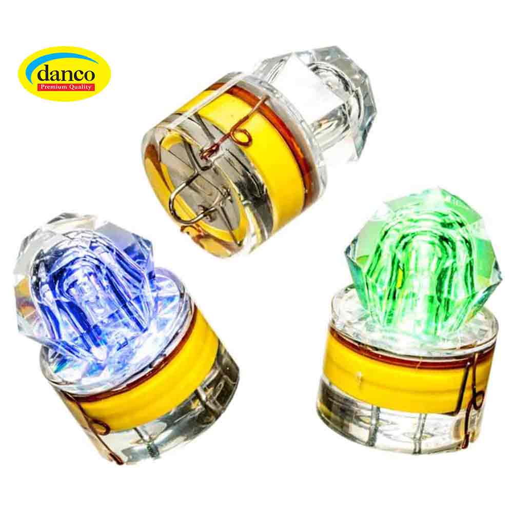 Danco Ultra Flash Deep Drop Light 6 Pack - High Visibility Fishing Lights for Night Fishing, Ice Fishing & Deep Sea Angling - Perfect for Boats, Docks & Underwater Use