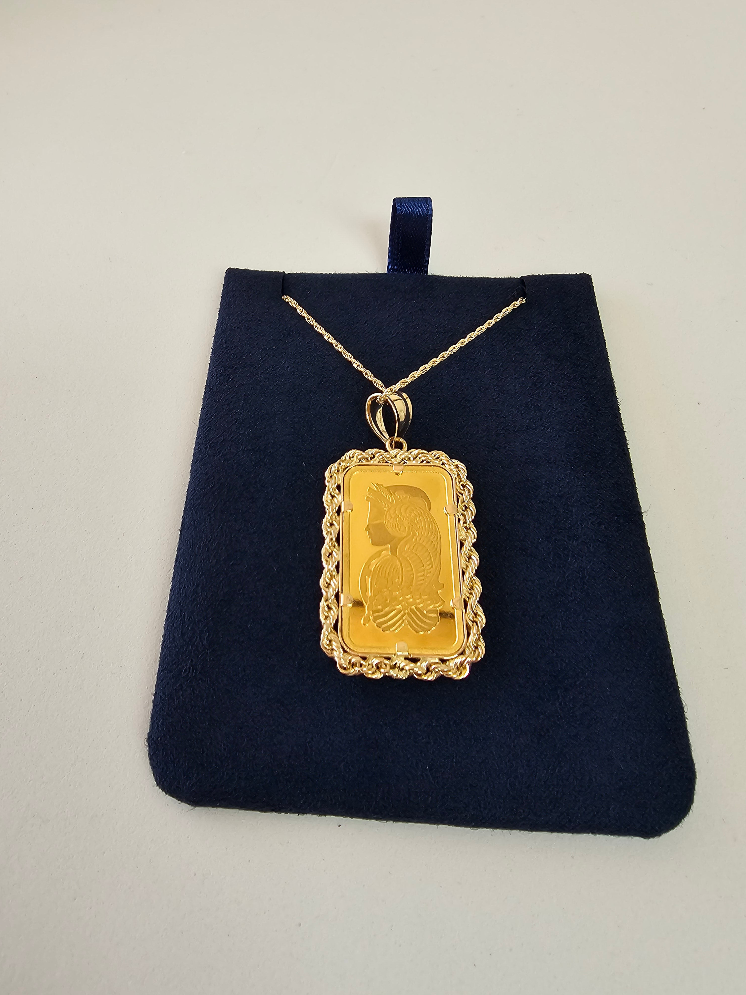 10 Gram Pamp Suisse Gold Bar with Rope Bezel - 24K Pure Gold Bullion for Investment & Collection - Perfect for Gifts, Wealth Preservation & Precious Metals Portfolio