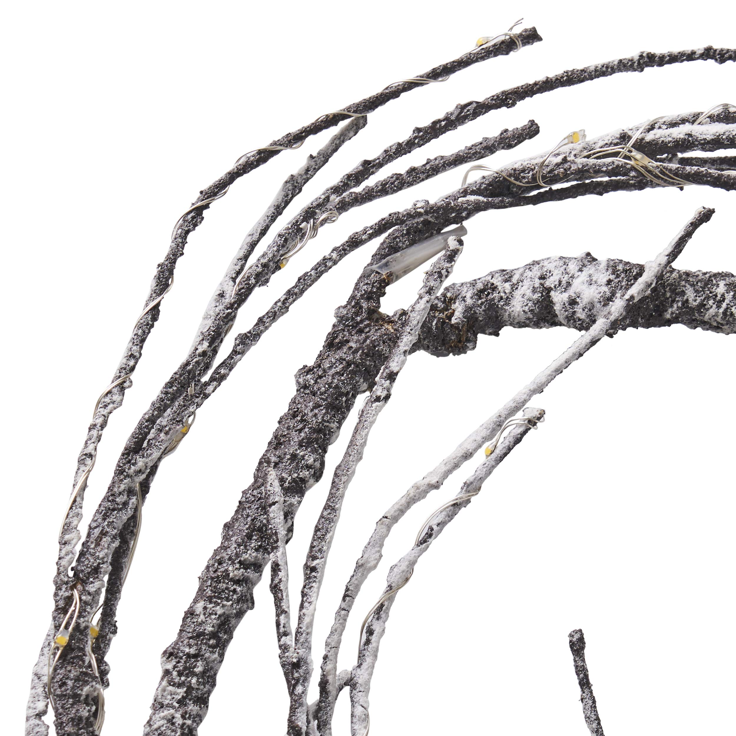 Christopher Knight Home 313671 Garland, Snowy - Elegant Winter Holiday Decor for Fireplace Mantel, Christmas Tree & Home Staircase