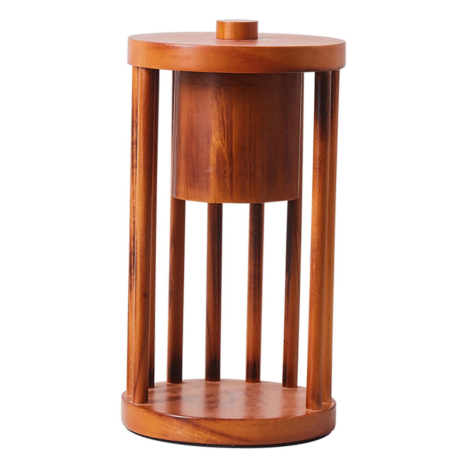 Gazechimp Dimmable Wax Warmer with Wooden Base - Anti Wax Melting Heater, Night Light & Tealight Holder | Perfect for Bedroom Decor, Aromatherapy & Cozy Home Ambience
