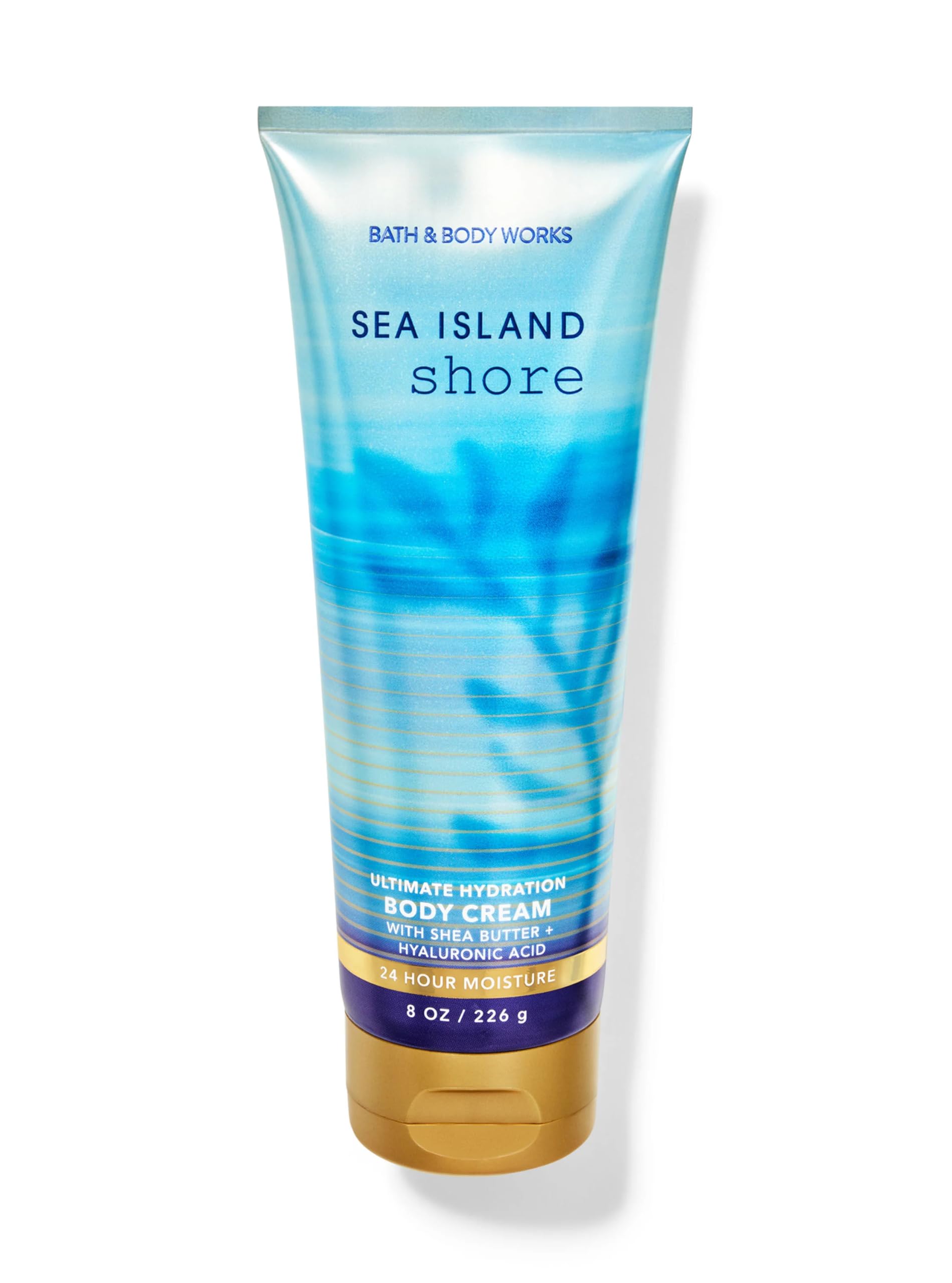Sea Island Shore 4-Piece Bath & Body Gift Set - Full Size Body Mist (10 fl oz), Hydrating Body Cream (8 fl oz), Nourishing Body Lotion (8 oz), Refreshing Body Wash (8 fl oz) - Perfect for Spa Day, Self Care & Luxury Gift Giving