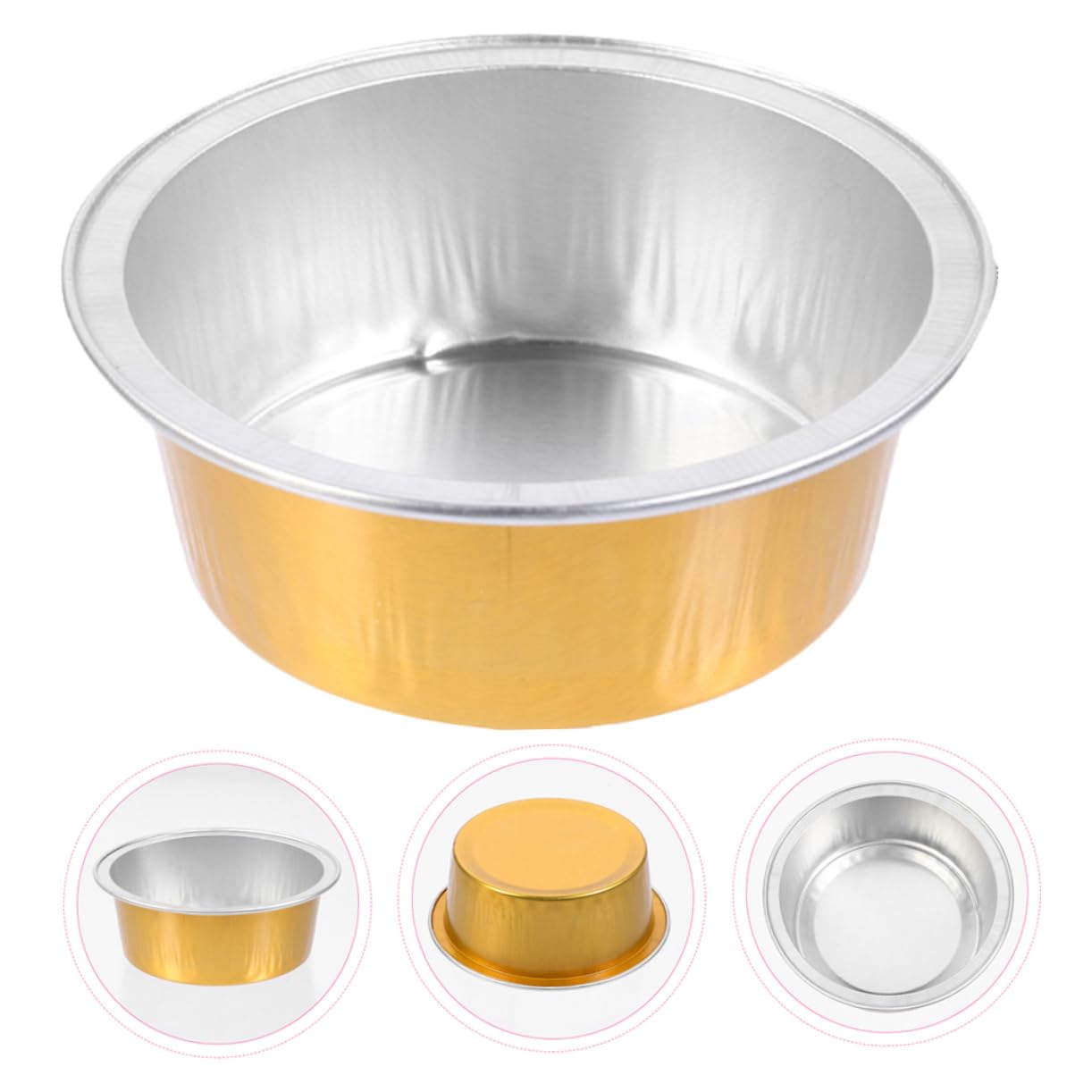 IPetBoom 8-Piece Hair Removal Wax Kit with Small Bowl Heater, Wax Warmer, Melts & Aluminum Foil - Golden Waxing Supplies for Smooth Skin at Home/Salon | DIY Bikini, Face & Body Hair Removal