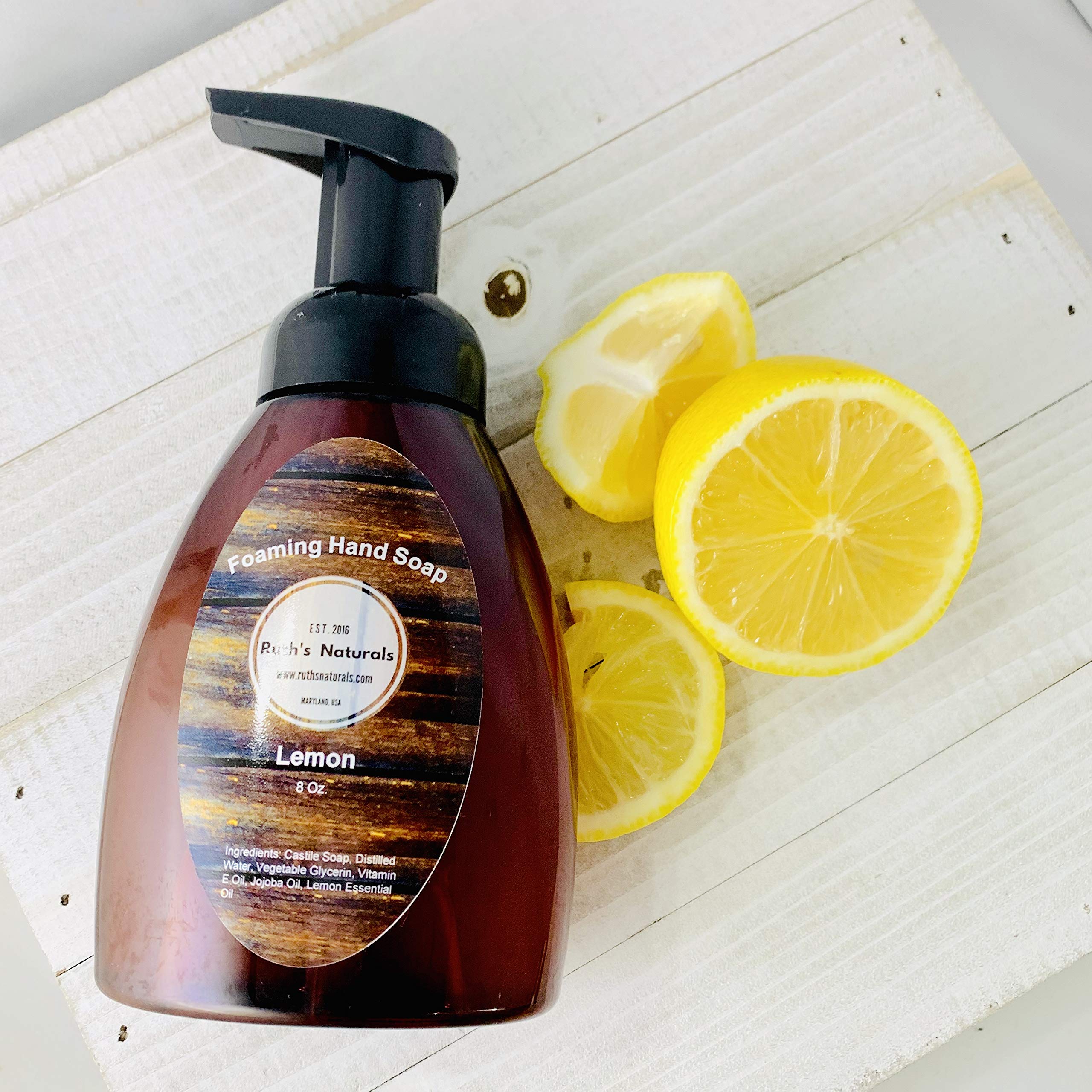 Natural Foaming Hand Soap with Aloe Vera & Vitamin E - Moisturizing & Gentle for Dry Skin | Perfect for Kitchen, Bathroom & Office Use