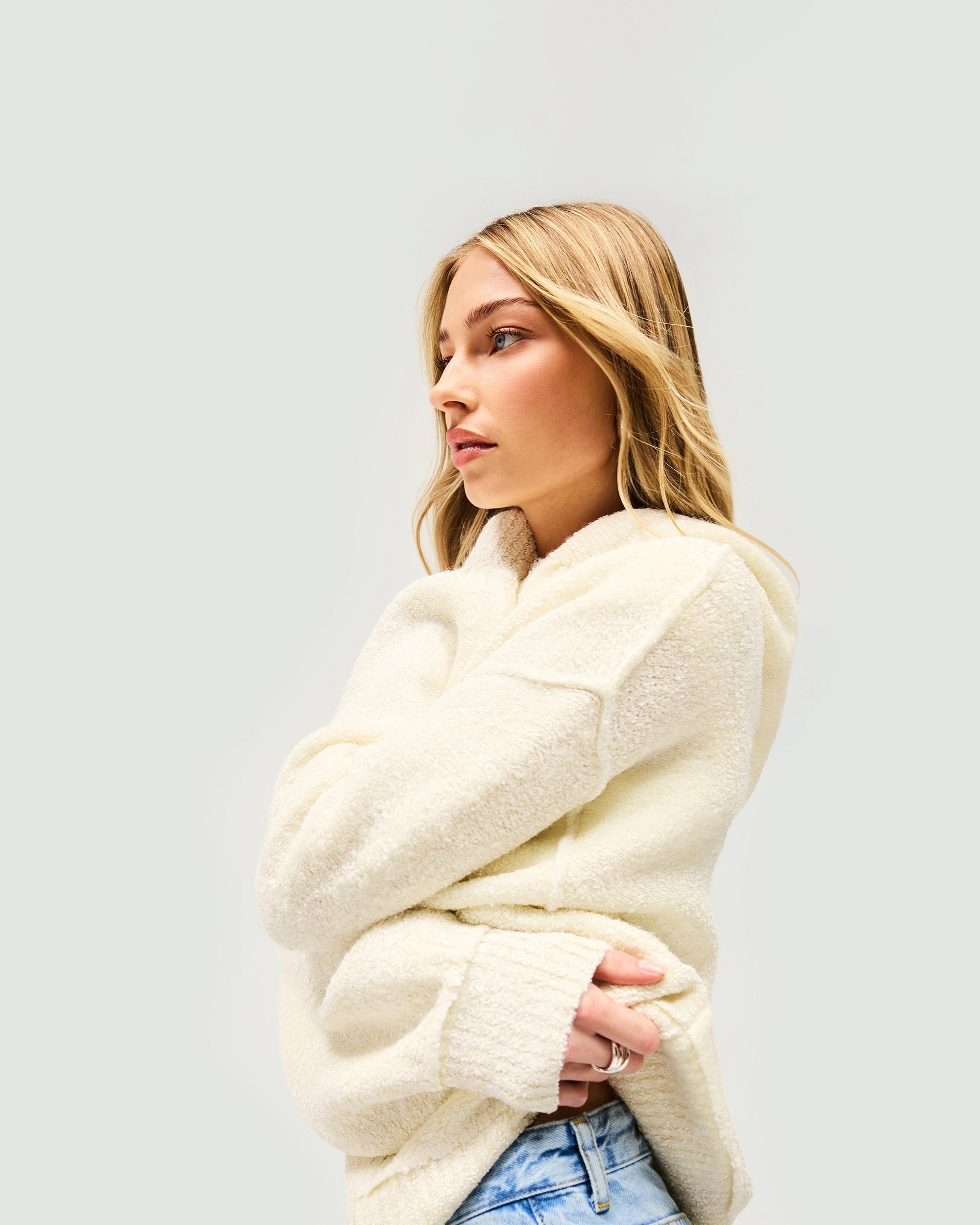 Vintage Whip Hoodie - Antique White | Cozy Pullover Sweatshirt for Men & Women | Perfect for Casual Wear, Street Style & Winter Outfits