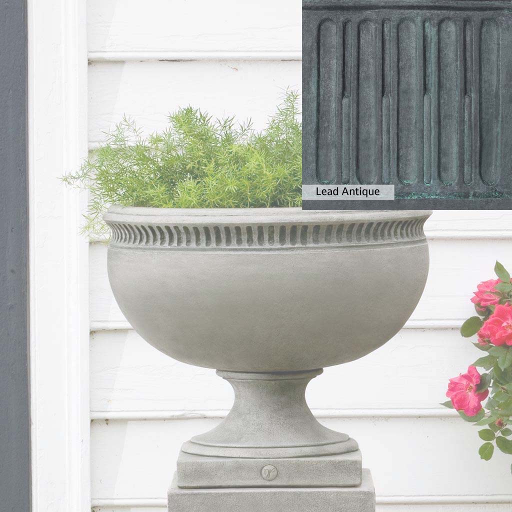 Campania International Williamsburg Tayloe House Urn - Classic Garden Urn for Outdoor Decor, Patio, and Landscaping | Durable Resin Planter for Flowers and Plants
